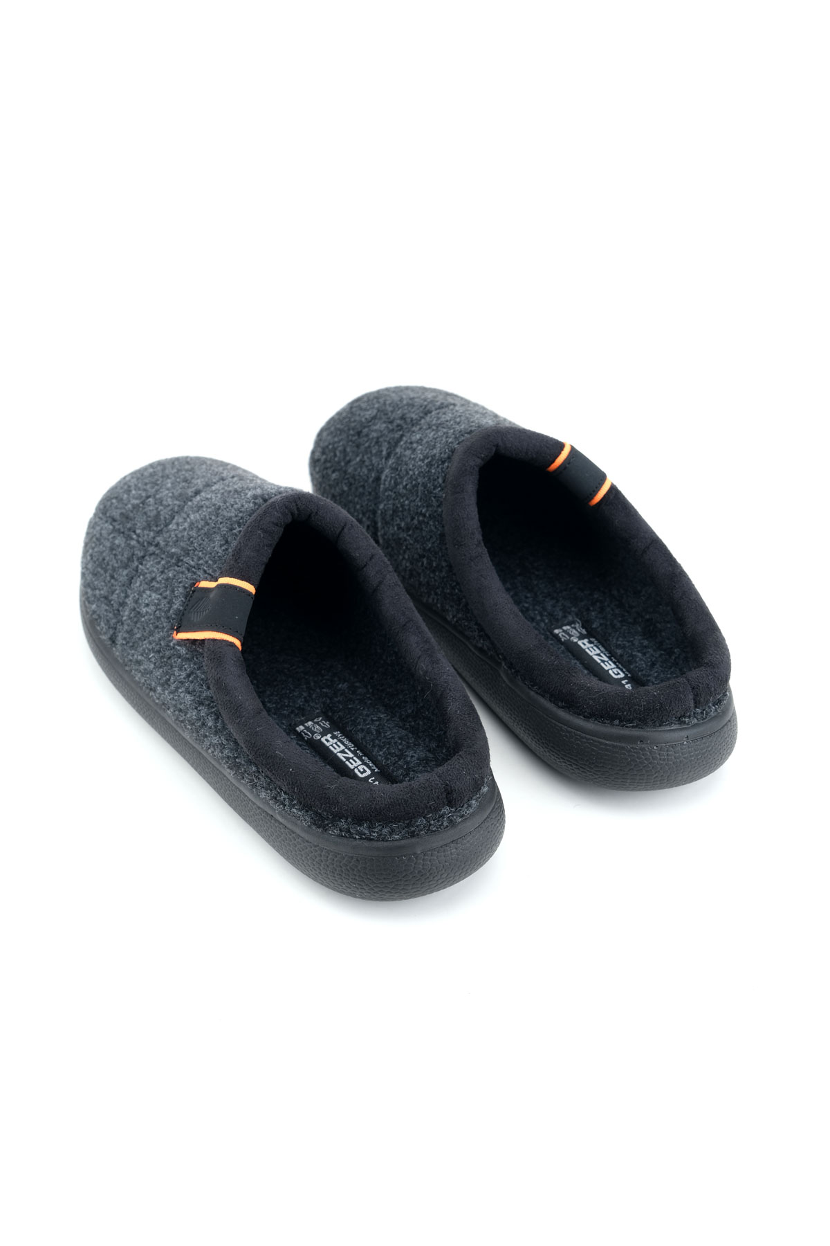 Gezer Gezer Gri Kışlık Erkek Comfort Taban Ev Bahçe Terlik Sandalet & Terlik | Flo Gri - 6. görsel