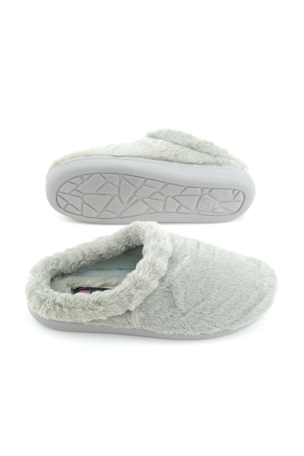 Kadın Kışlık Rahat Taban Ev Bahçe Gondol Terlik - Görsel 4