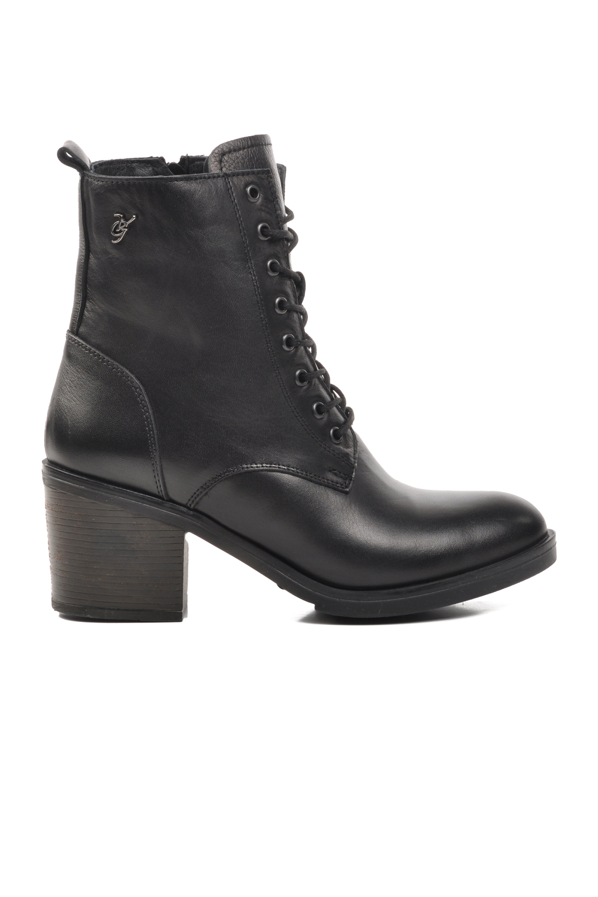 9812 Siyah İçi Kürklü Hakiki Deri Kadın Bot - Görsel 2