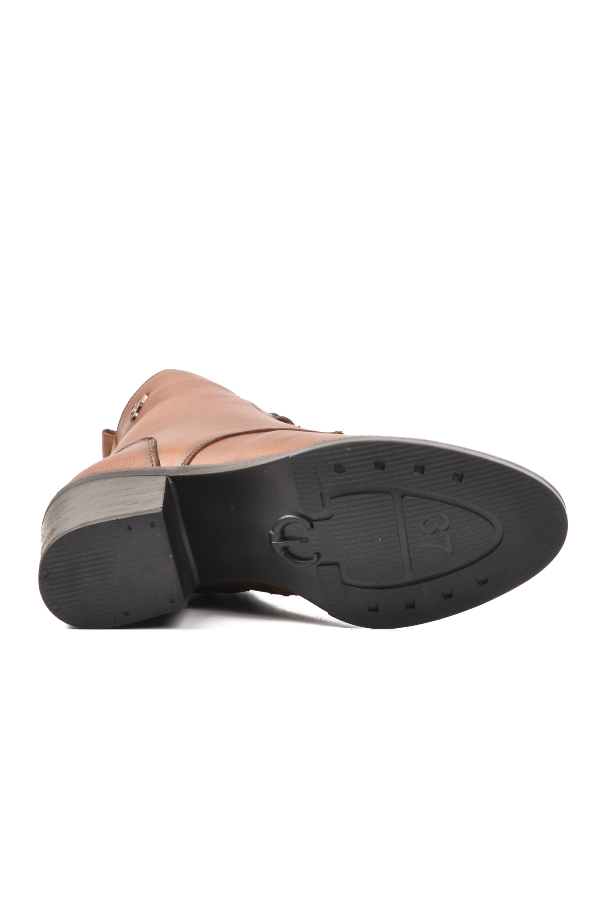 9812 Taba İçi Kürklü Hakiki Deri Kadın Bot - Görsel 6