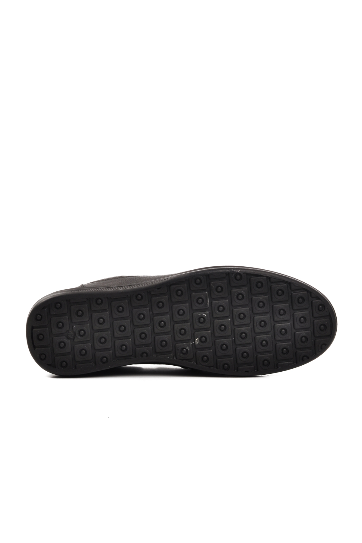 472 ( Kürklü ) Siyah Hakiki Deri Erkek Günlük Ayakkabı - Görsel 6