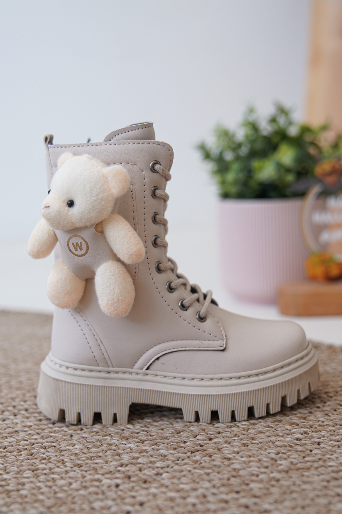 Garantili D006 Günlük Ortopedik Ayıcıklı Kız Çocuk Botu - Görsel 2