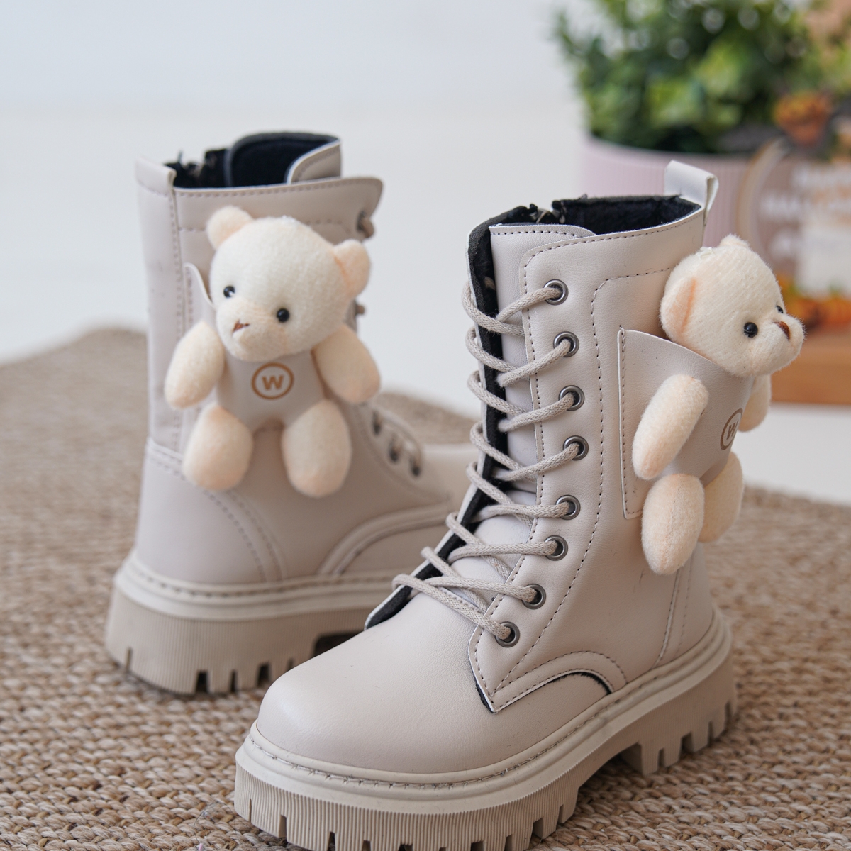 Garantili D006 Günlük Ortopedik Ayıcıklı Kız Çocuk Botu - Görsel 8