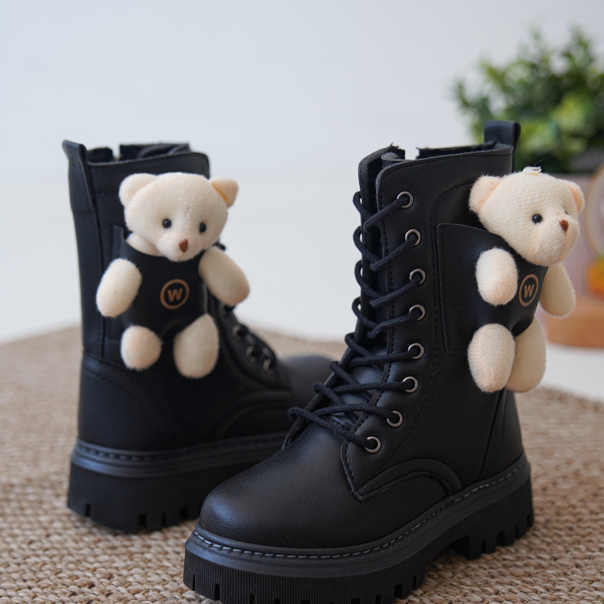 Garantili D006 Günlük Ortopedik Ayıcıklı Kız Çocuk Botu - Görsel 7