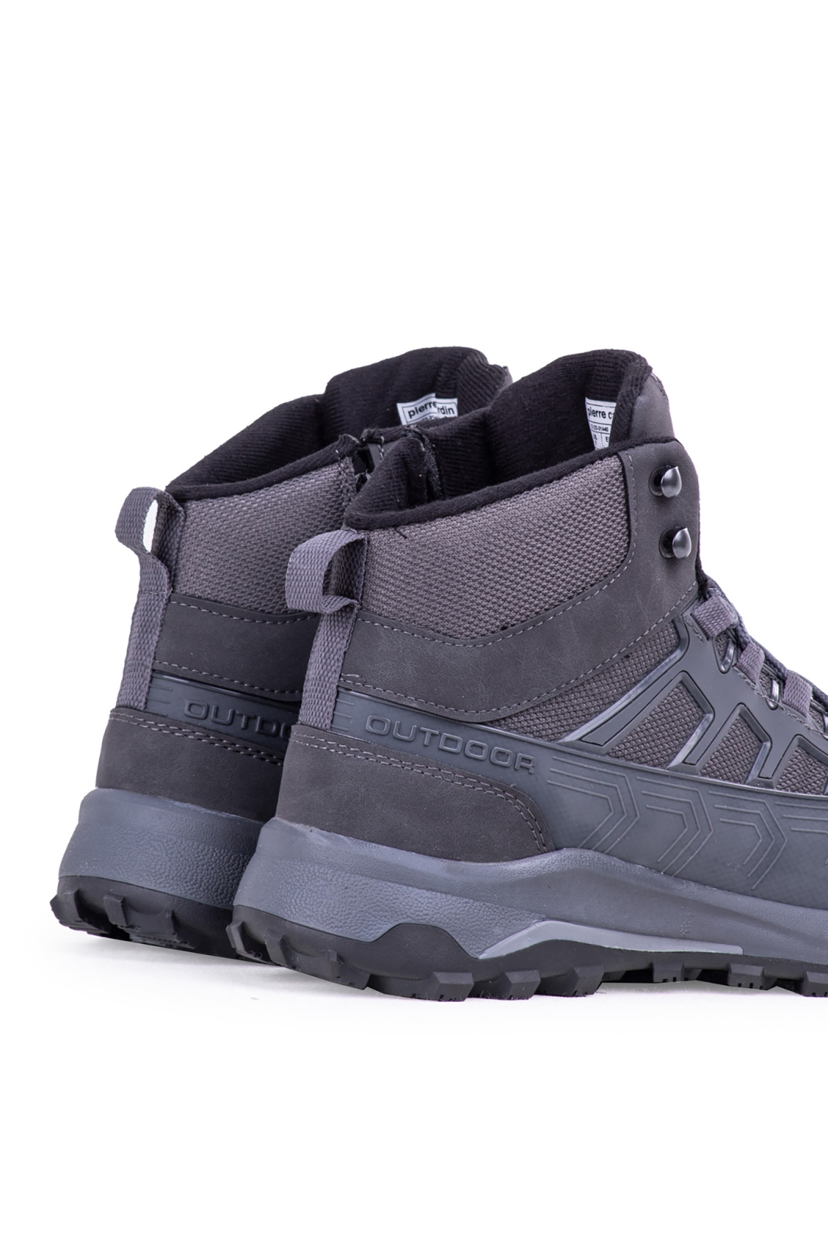 Erkek Bot Trekink Geçirmez Kışlık Ayakkabı Füme - Görsel 5