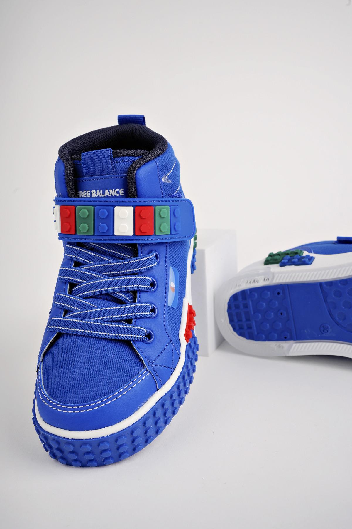 KUKULİ Garantili Legolu Bağcıklı ve Cırtlı Ortopedik Çocuk Spor Bot - Görsel 6