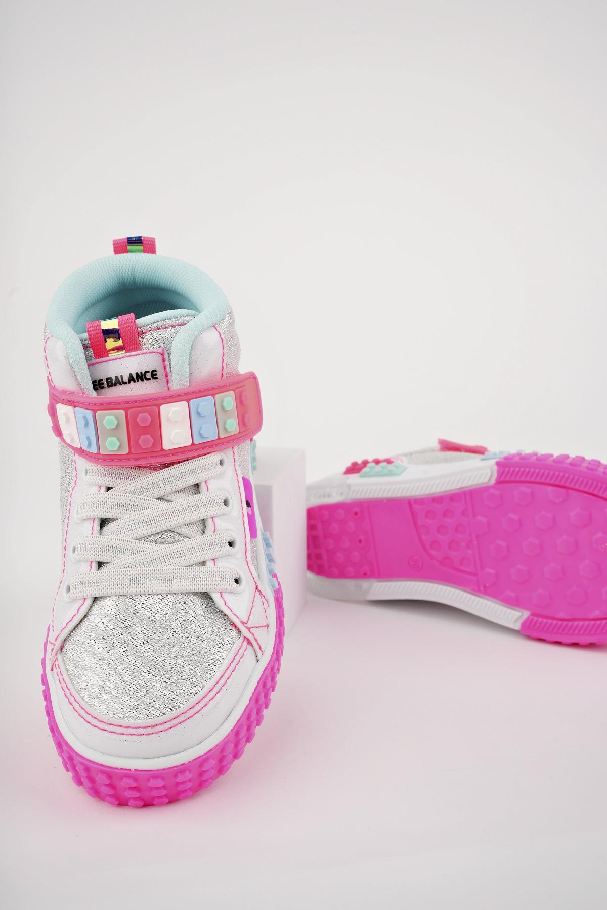 KUKULİ Garantili Legolu Bağcıklı ve Cırtlı Ortopedik Çocuk Spor Bot - Görsel 3