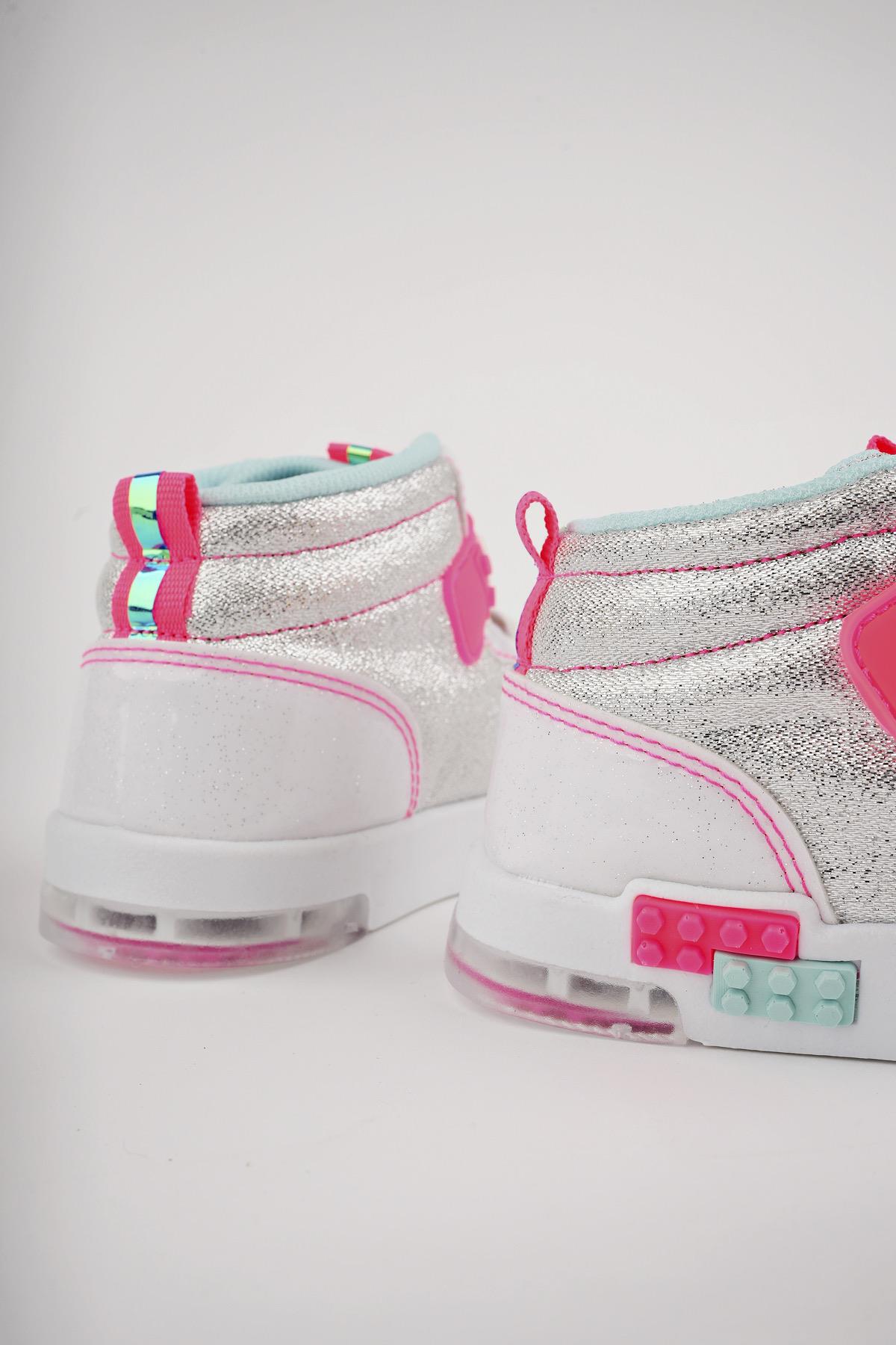 KUKULİ Garantili Legolu Bağcıklı ve Cırtlı Ortopedik Çocuk Spor Bot - Görsel 4