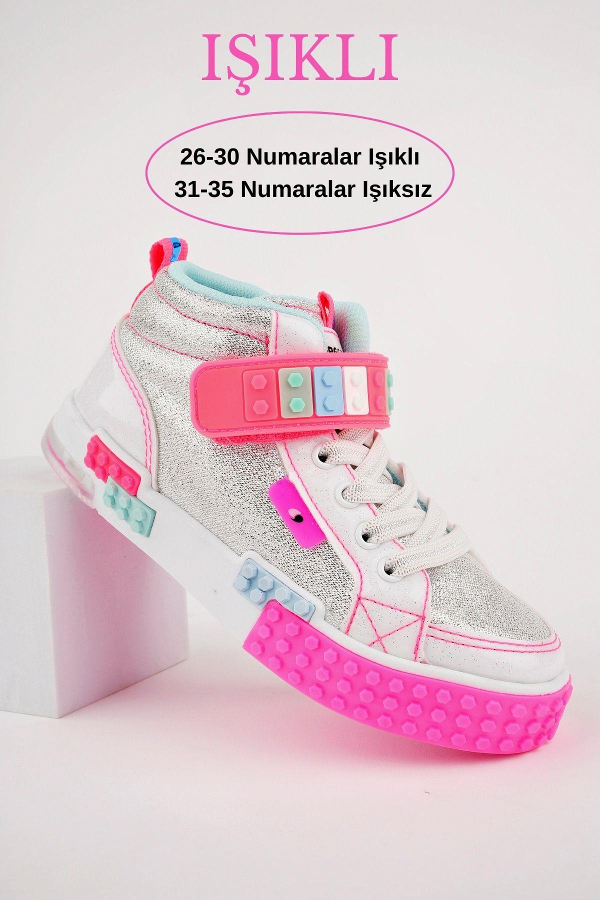 KUKULİ Garantili Legolu Bağcıklı ve Cırtlı Ortopedik Çocuk Spor Bot - Görsel 6