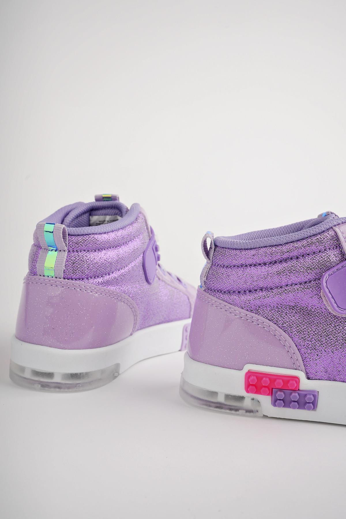 KUKULİ Garantili Legolu Bağcıklı ve Cırtlı Ortopedik Çocuk Spor Bot - Görsel 4