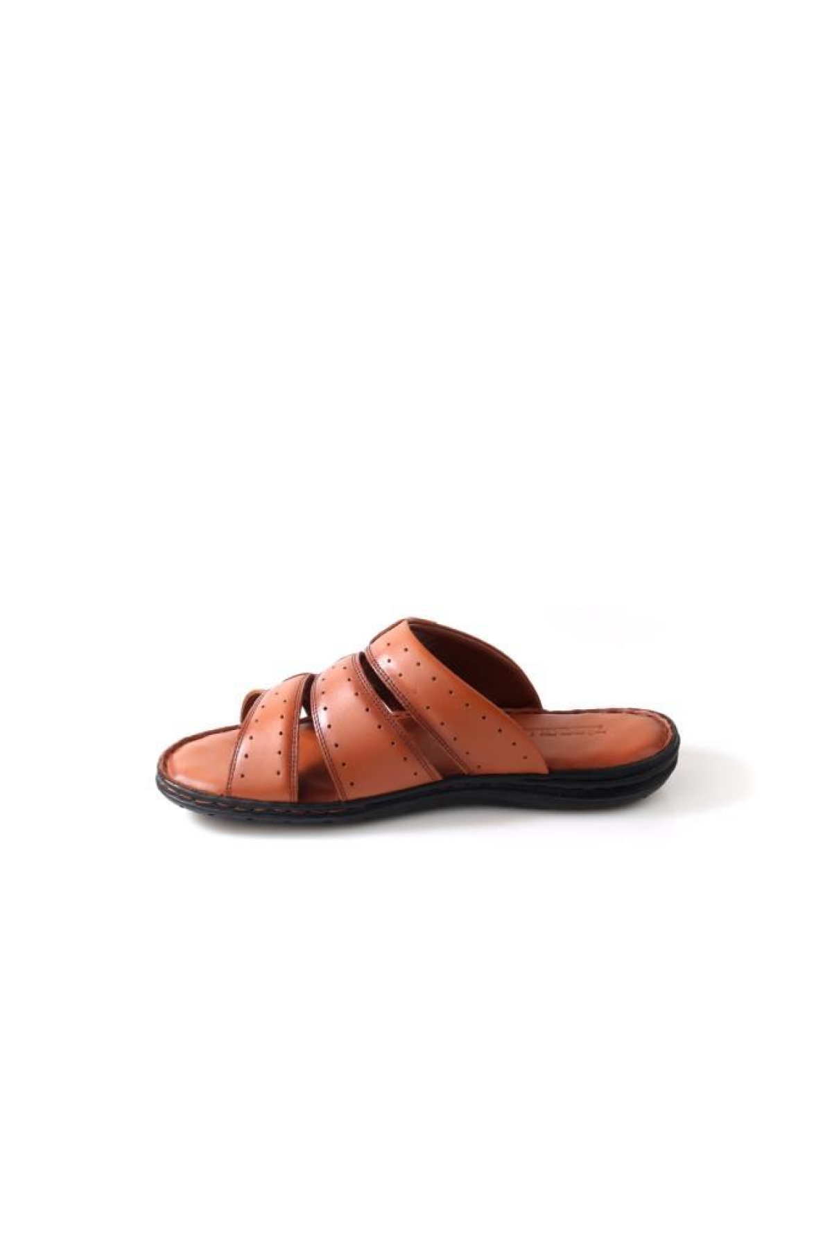 Tardelli 179 Erkek Büyük Numara (45-48) Ortopedik Masaj Tabanlı Hakiki Deri Terlik - Görsel 4