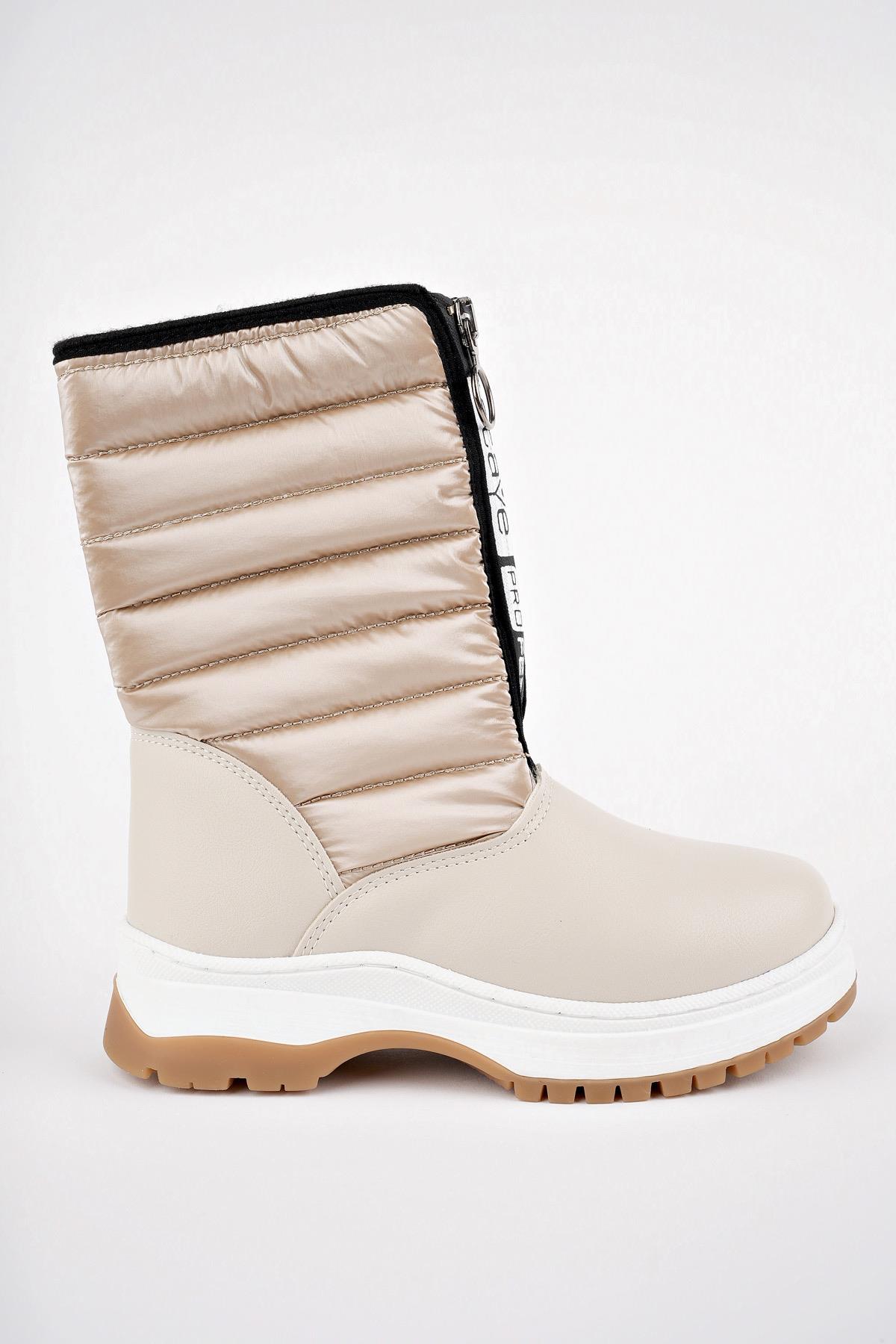 SUGAR Garantili Çocuk Unisex Rahat Kalıp Önü Fermuarlı İçi Kürklü Yağmur ve Kar Botu - Görsel 2