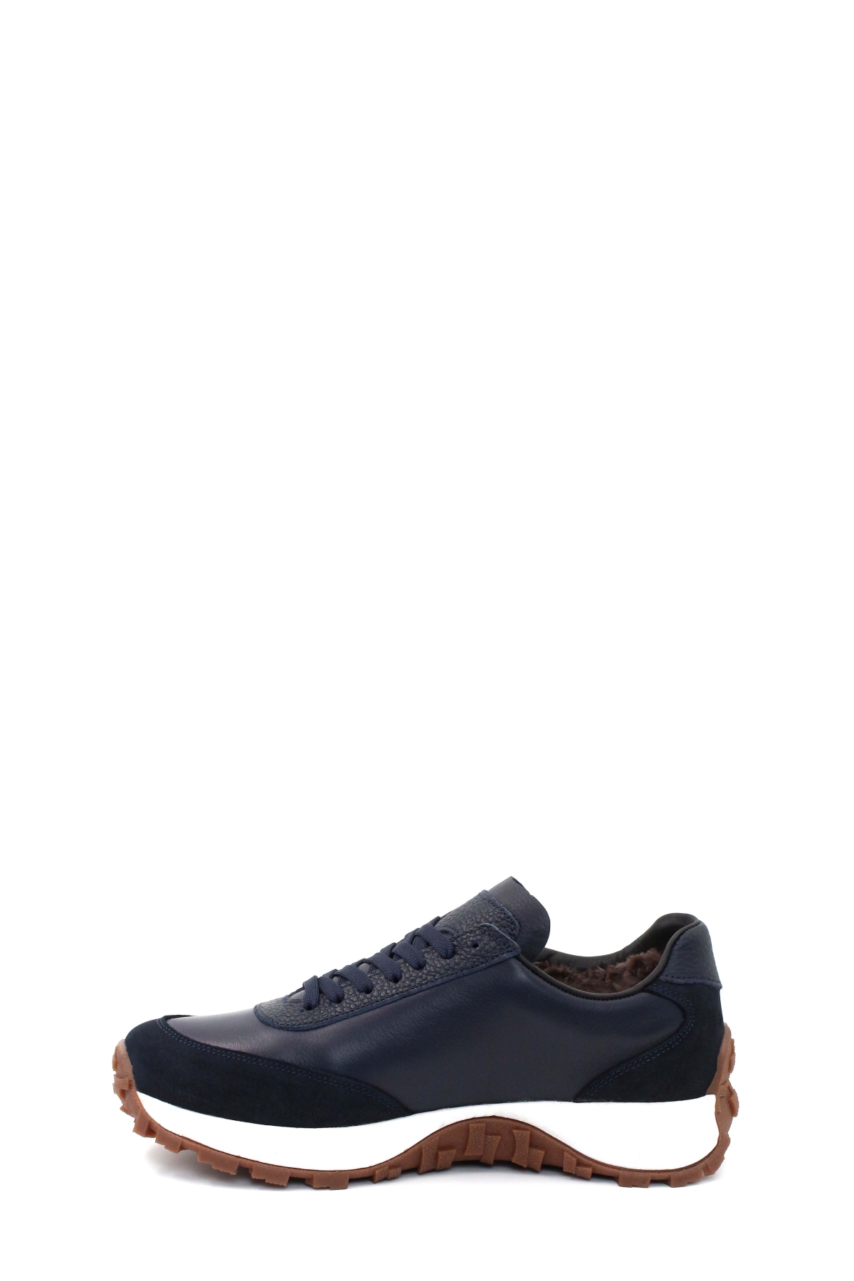 Hakiki Deri Kürklü Erkek Spor Ayakkabı 723KMA5002 - Görsel 3