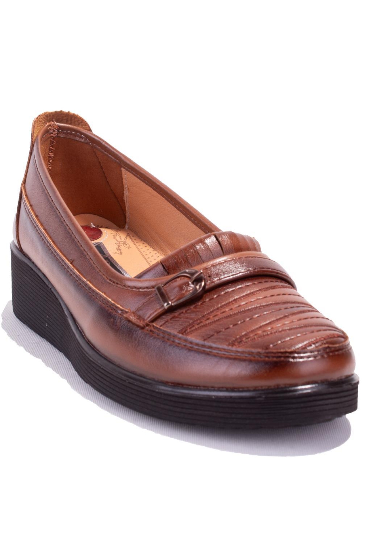 DZA07-1194502 Taba Ortopedik Günlük Kadın Ayakkabı - Görsel 3