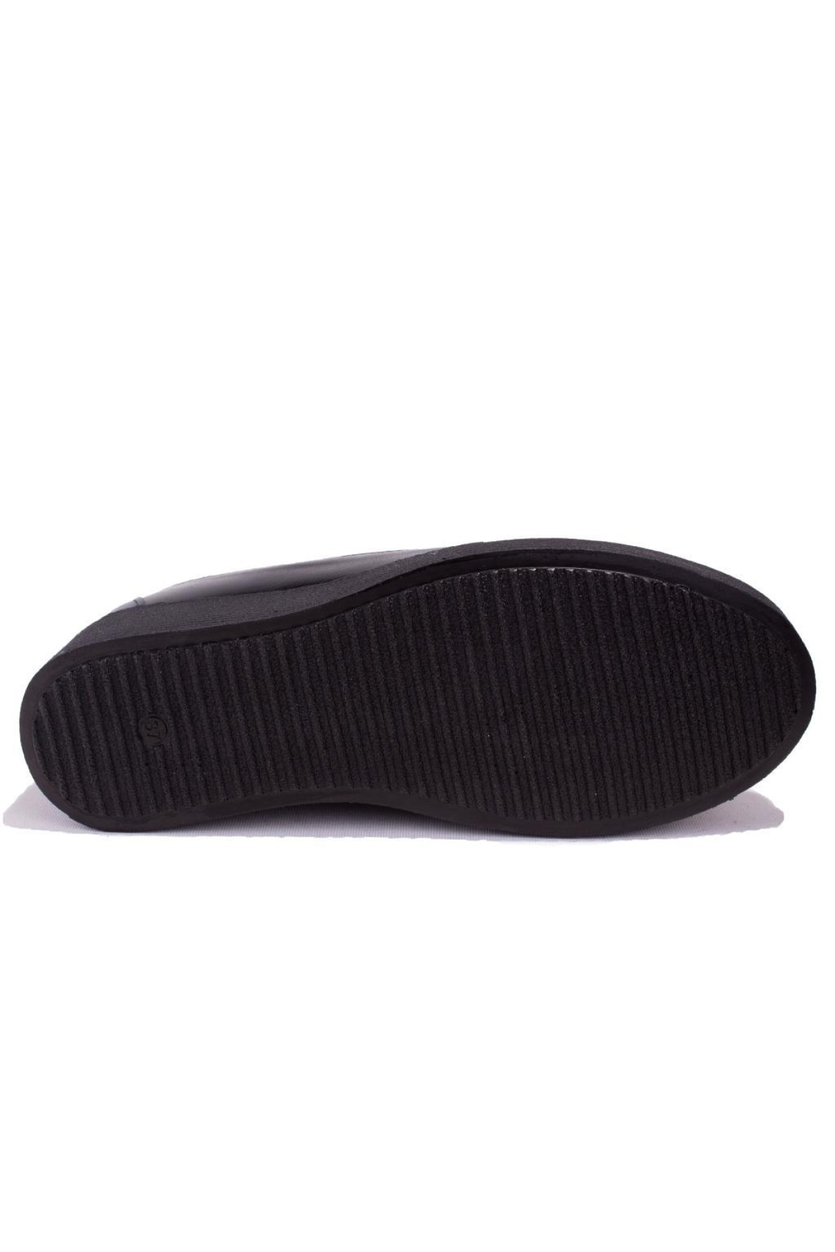 DZA07-1194502 Siyah Ortopedik Günlük Kadın Ayakkabı - Görsel 5