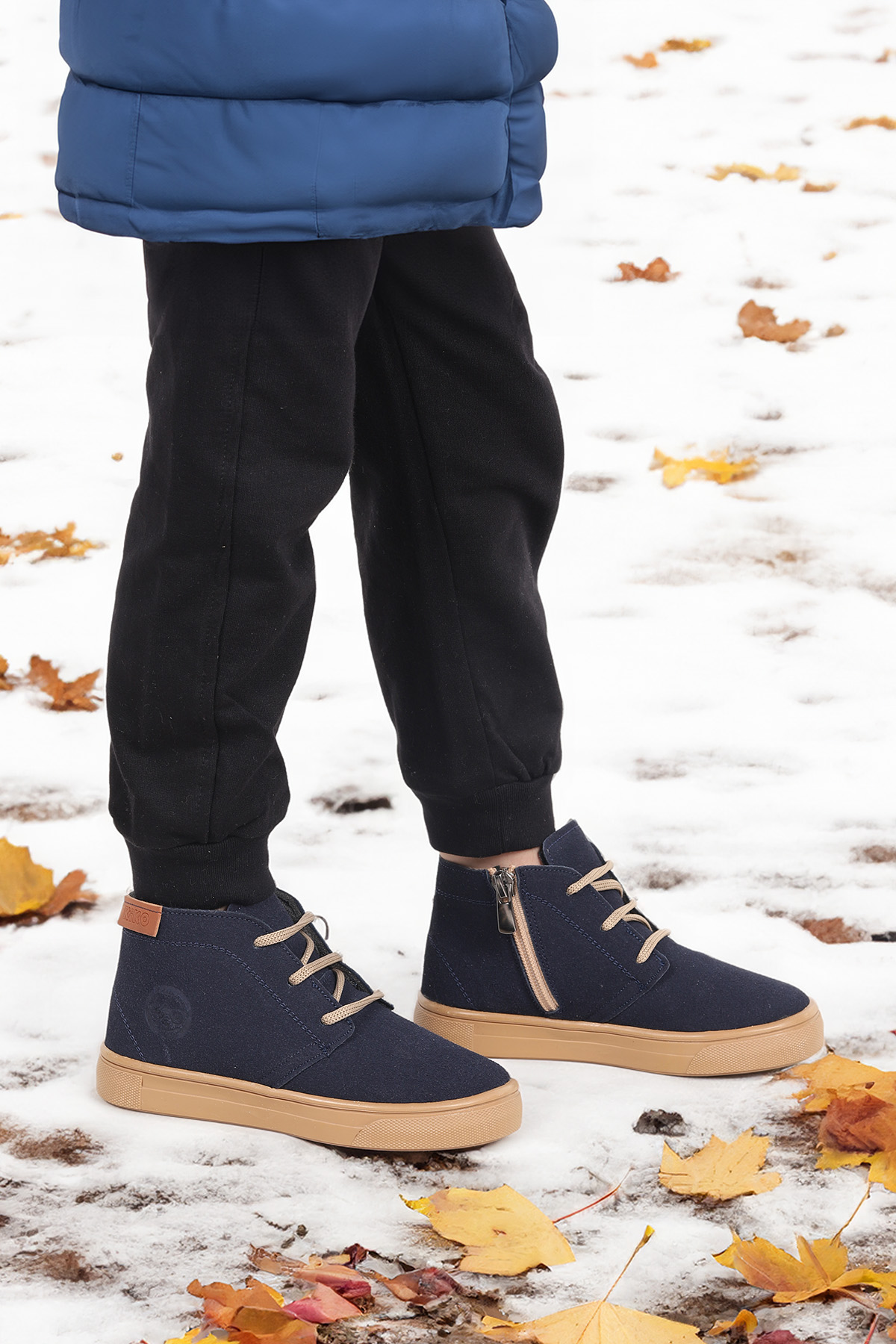 Homer Fermuarlı Erkek Çocuk Günlük Bot Ayakkabı Lacivert - Görsel 2