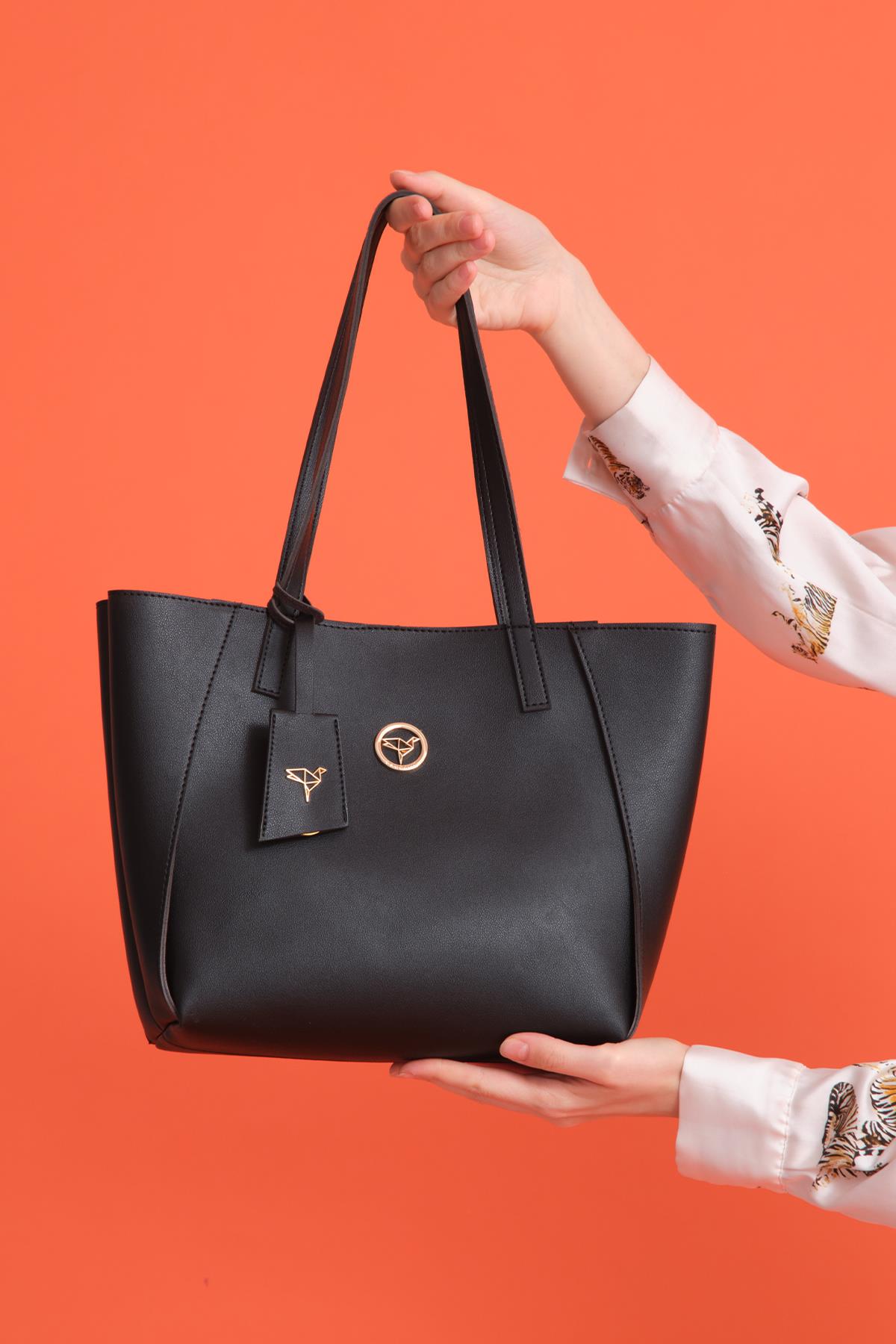 Sofia Mıknatıs Kapamalı Geniş Fermuar Bölmeli Orta Boy Kadın Omuz