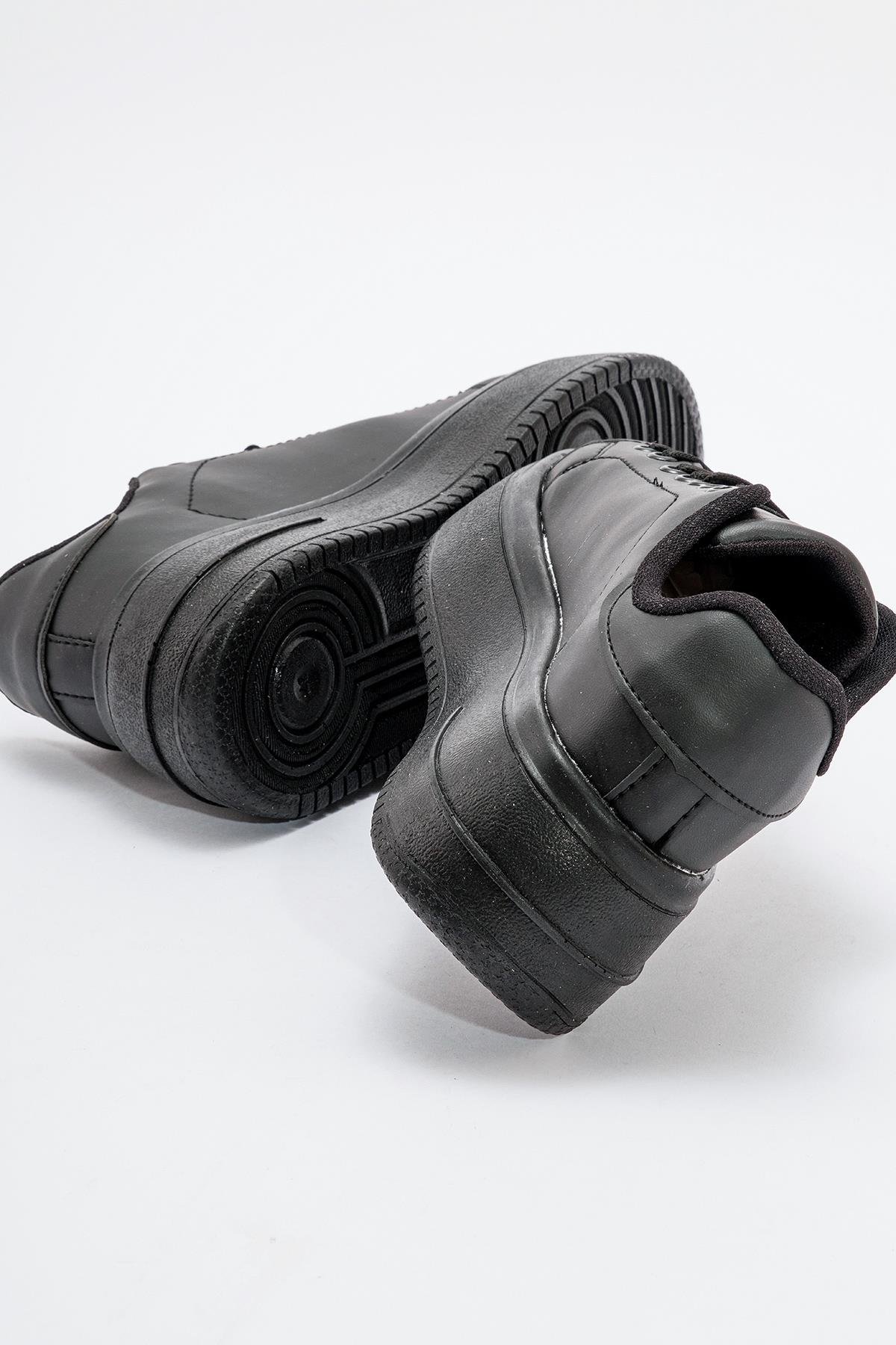 Kadın Anorak Spor Ayakkabı SİYAH CİLT - Görsel 5