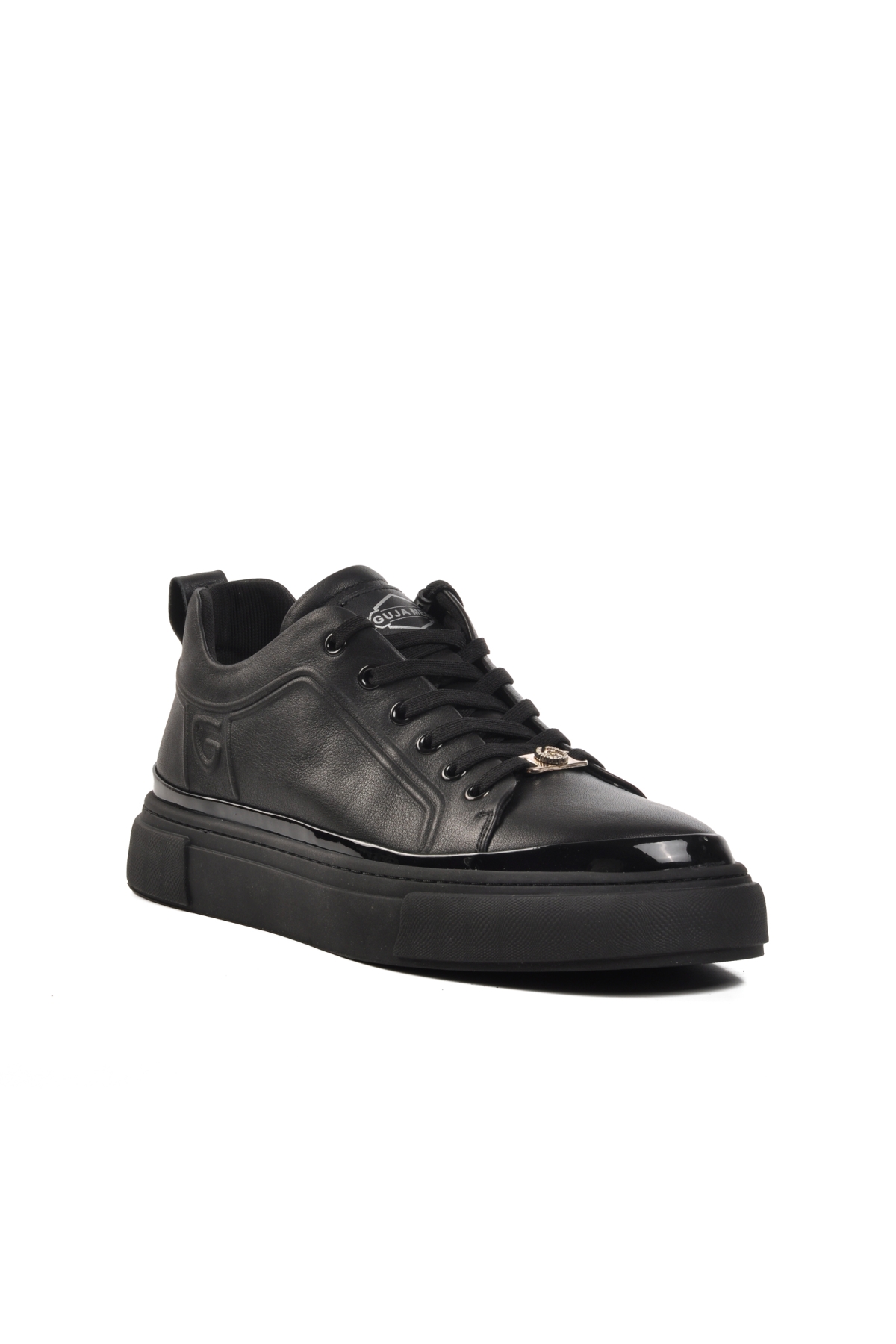 24K592 Siyah Bağcıklı Erkek Sneaker - Görsel 4