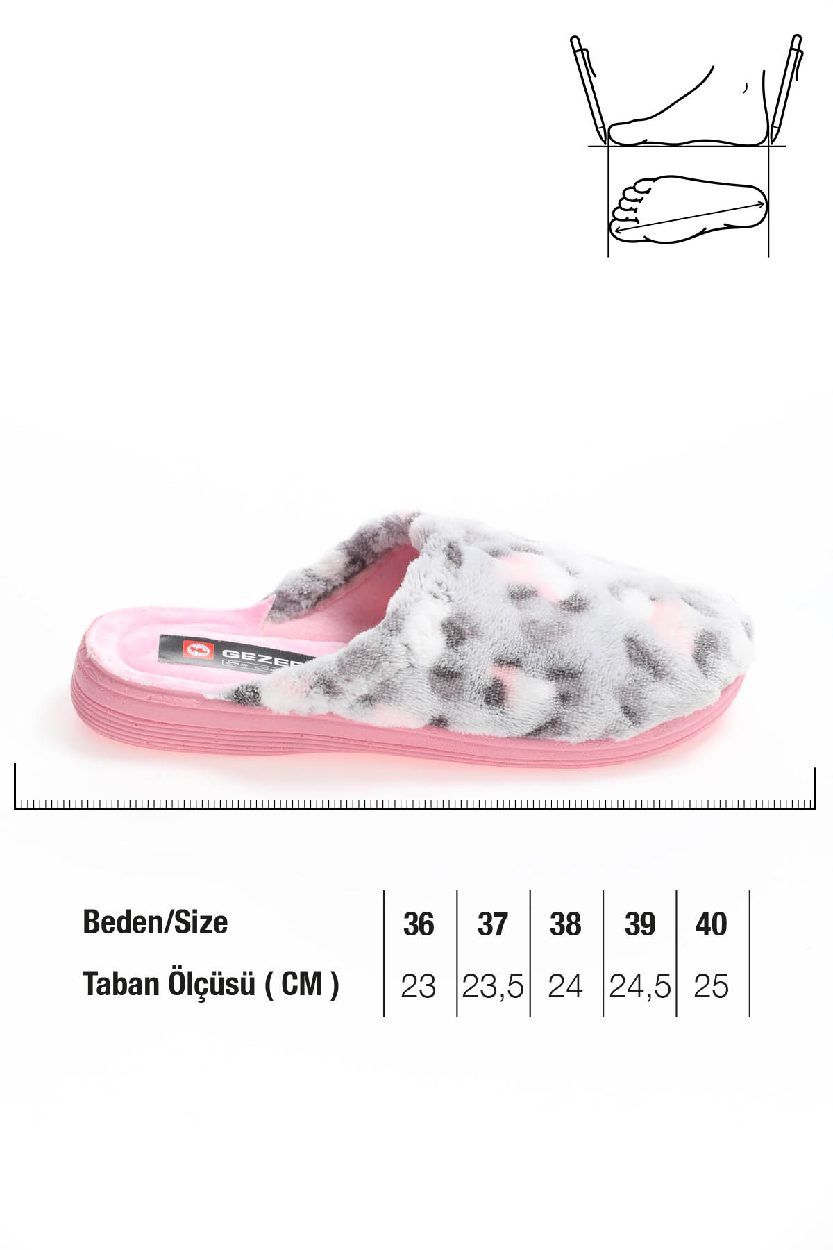 Kışlık Kadın Terlik - Görsel 3