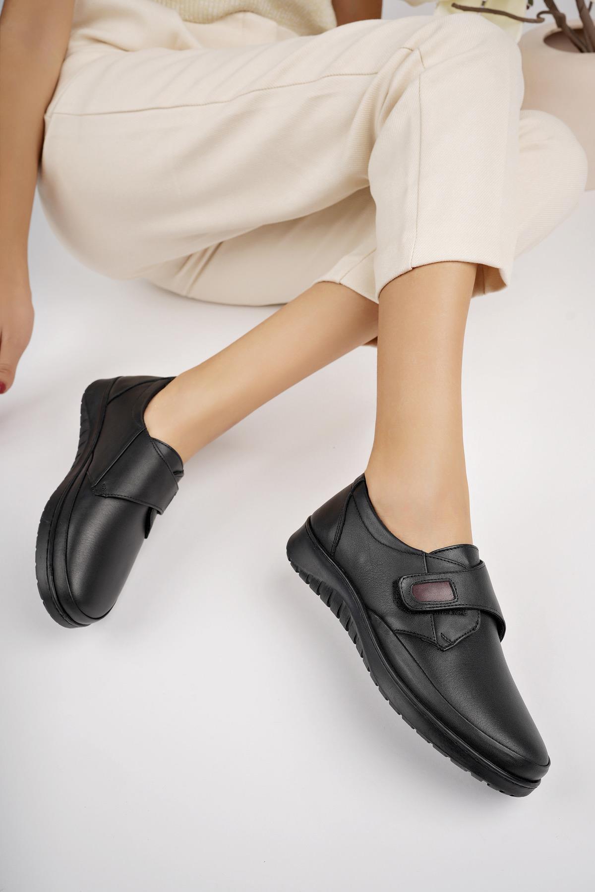 ARCH Garantili Ortopedik Taban Topuk Dikeni Hakiki Deri Kadın Ayakkabı - Görsel 7