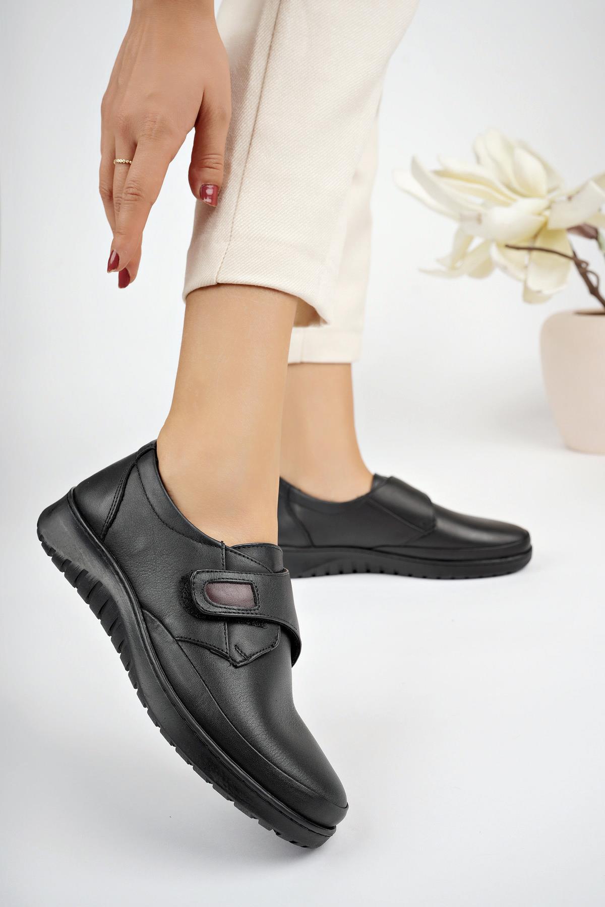 ARCH Garantili Ortopedik Taban Topuk Dikeni Hakiki Deri Kadın Ayakkabı - Görsel 8