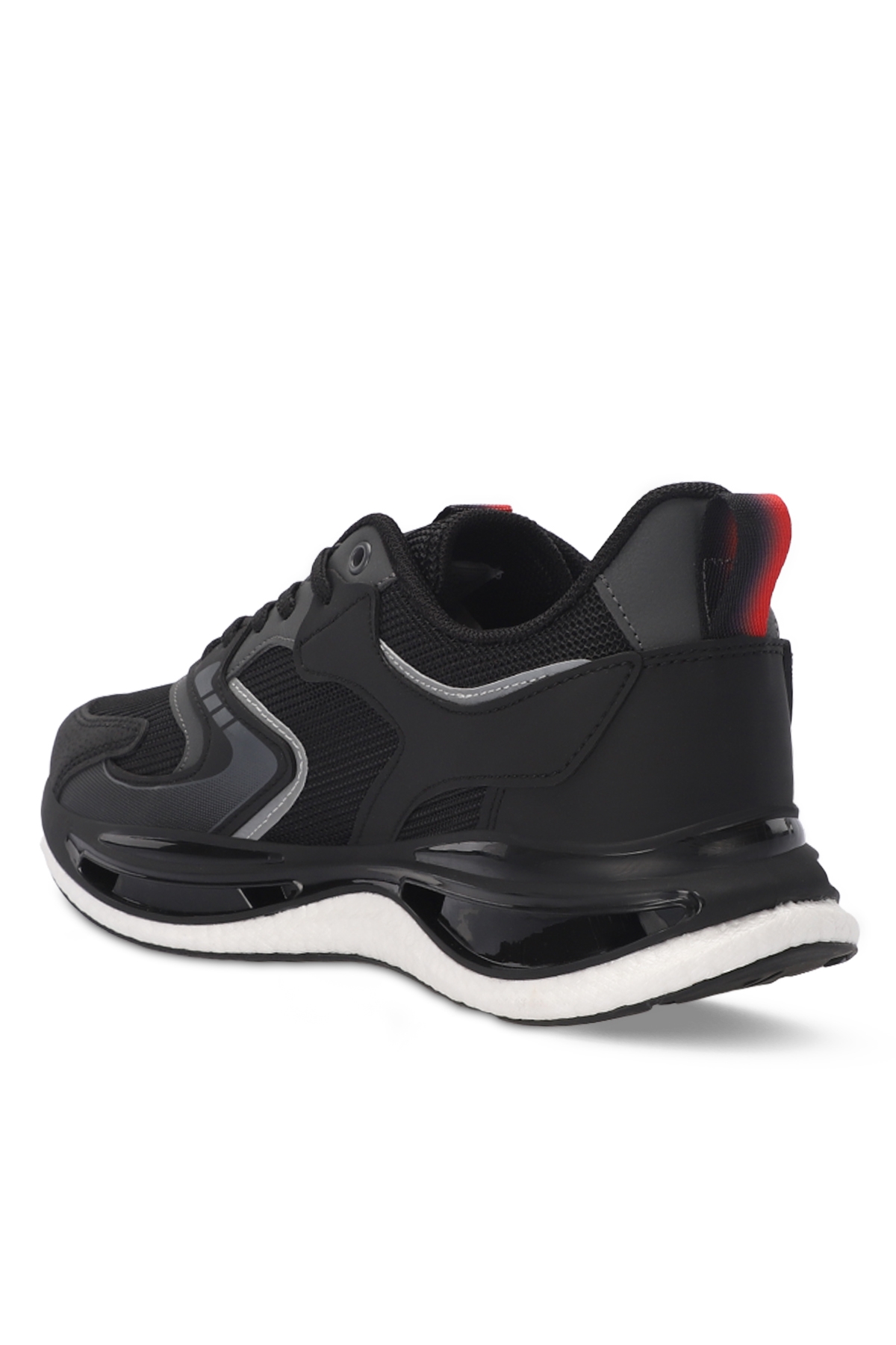 ZOWIE Erkek Sneaker Ayakkabı Siyah / Kırmızı - Görsel 4