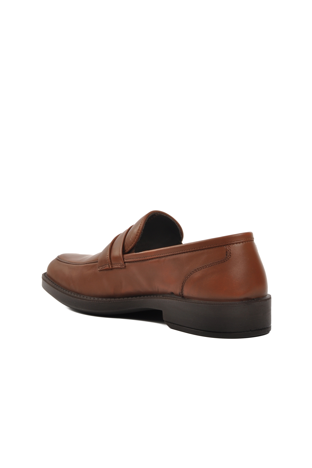28342 Taba Ortopedik Geniş Kalıp Deri Erkek Klasik Ayakkabı - Görsel 5