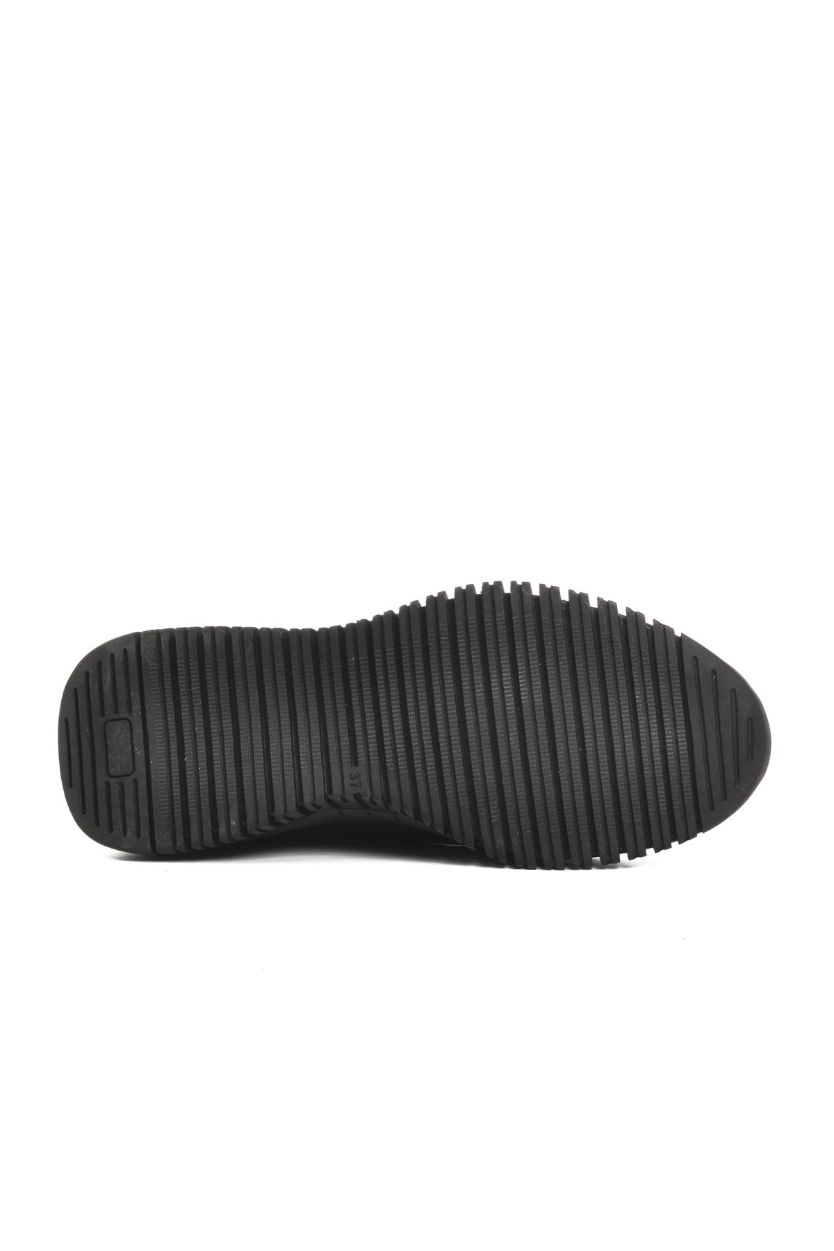 24400001K Siyah Nubuk Hakiki Deri Kadın Günlük Ayakkabı - Görsel 6