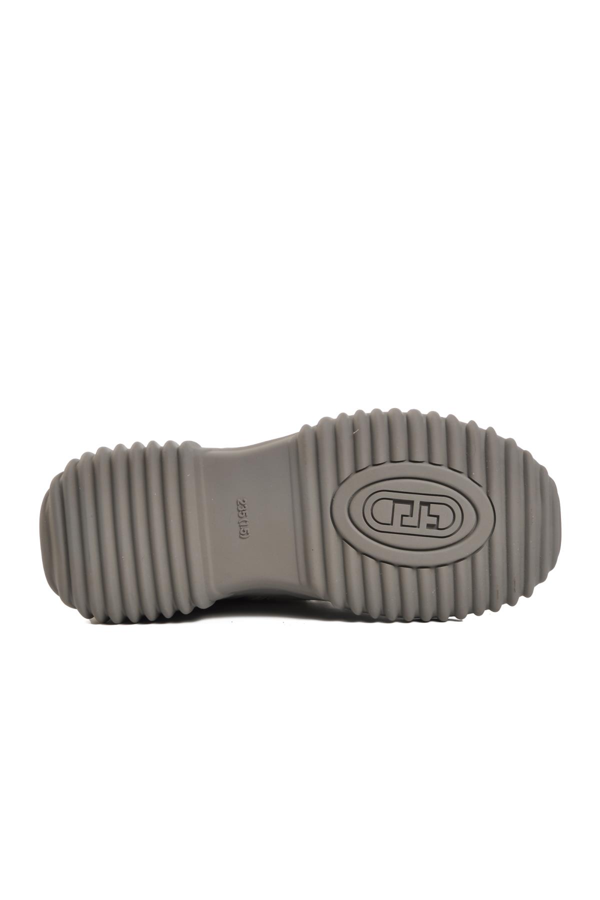 24K310-13 İçi Polarlı Gri Kadın Bot - Görsel 6