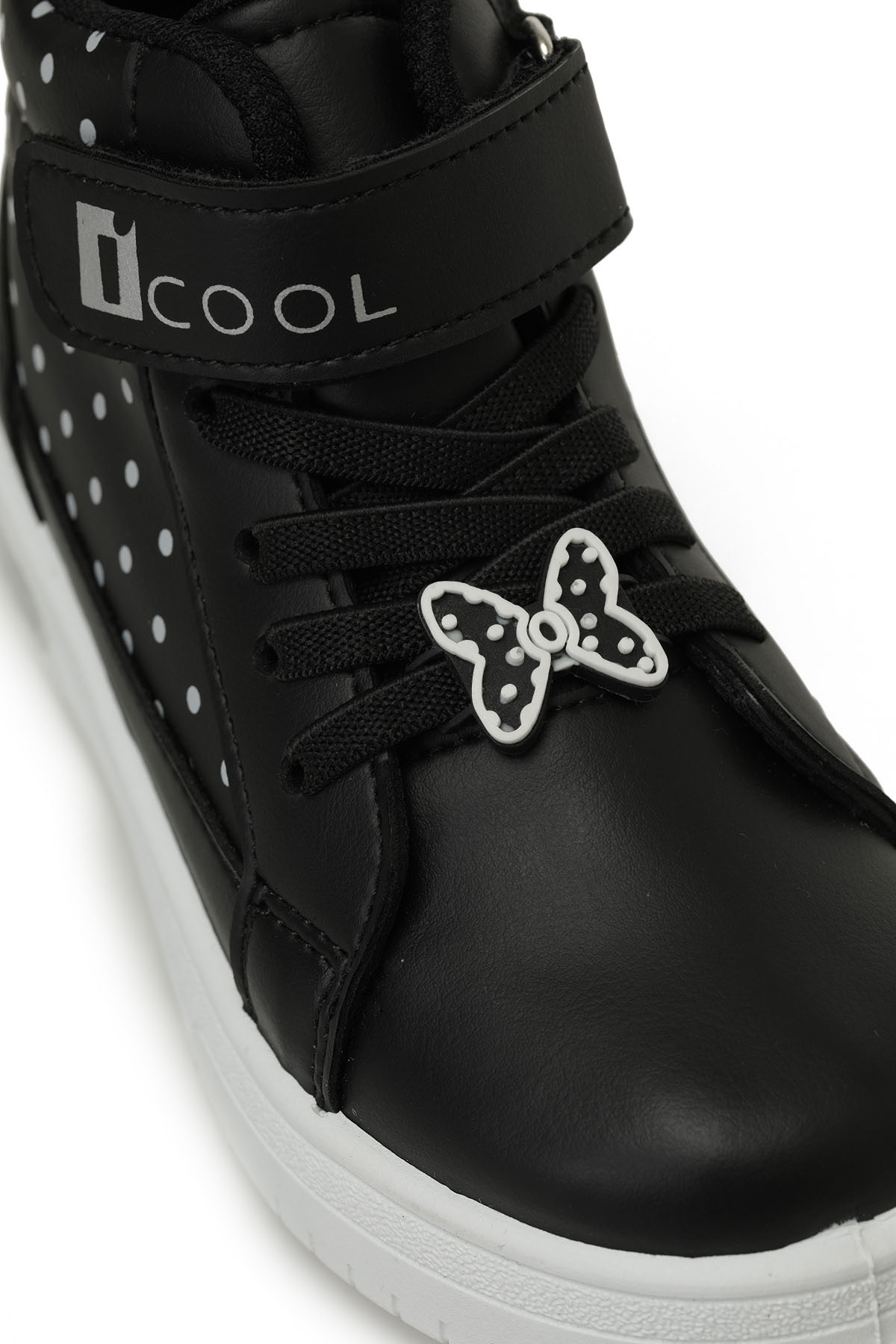 GANNI DOT P 4PR Siyah Kız Çocuk High Sneaker - Görsel 8