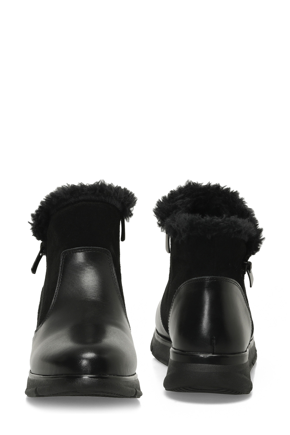 105314.Z4PR Siyah Kadın Düz Bot - Görsel 6