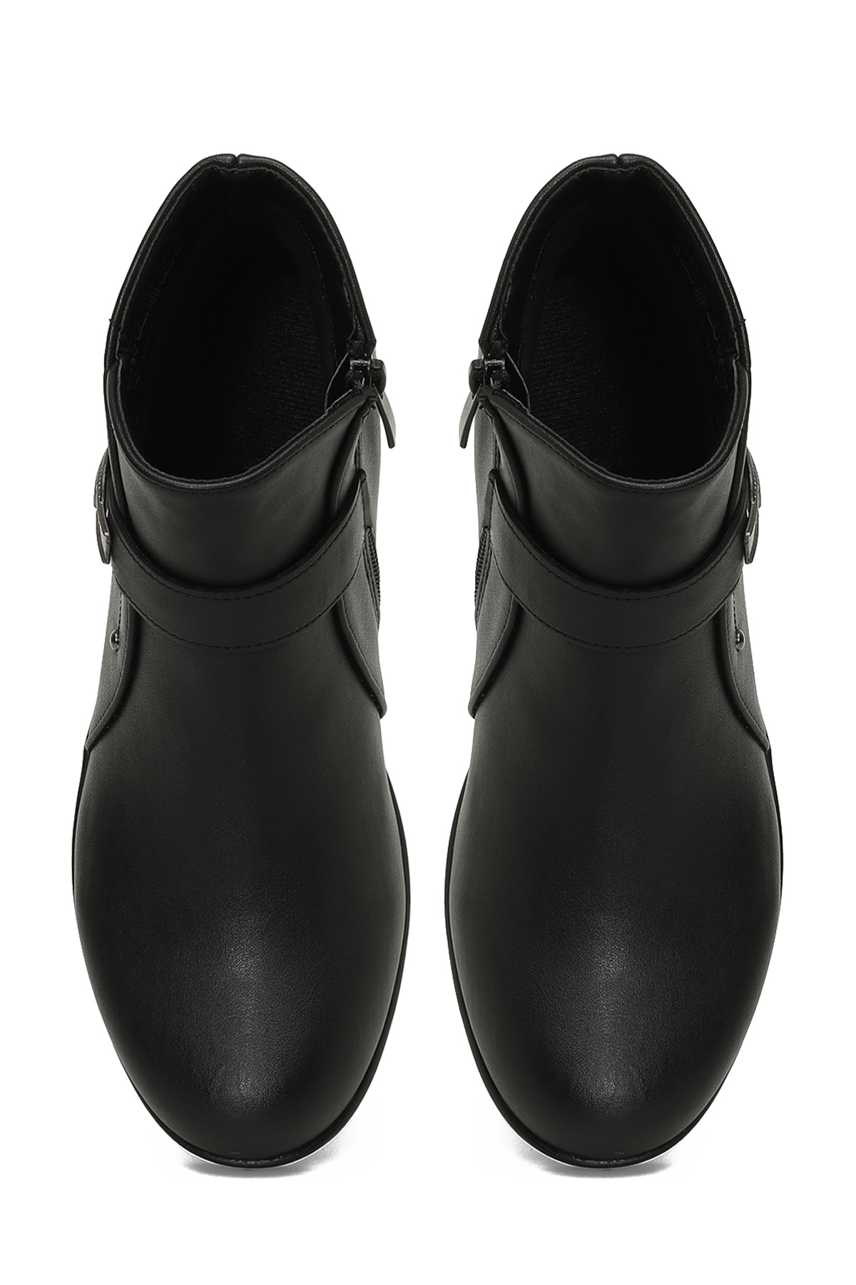 Polaris 162294.Z4PR Siyah Kadın Dolgu Topuk Bot - Görsel 5
