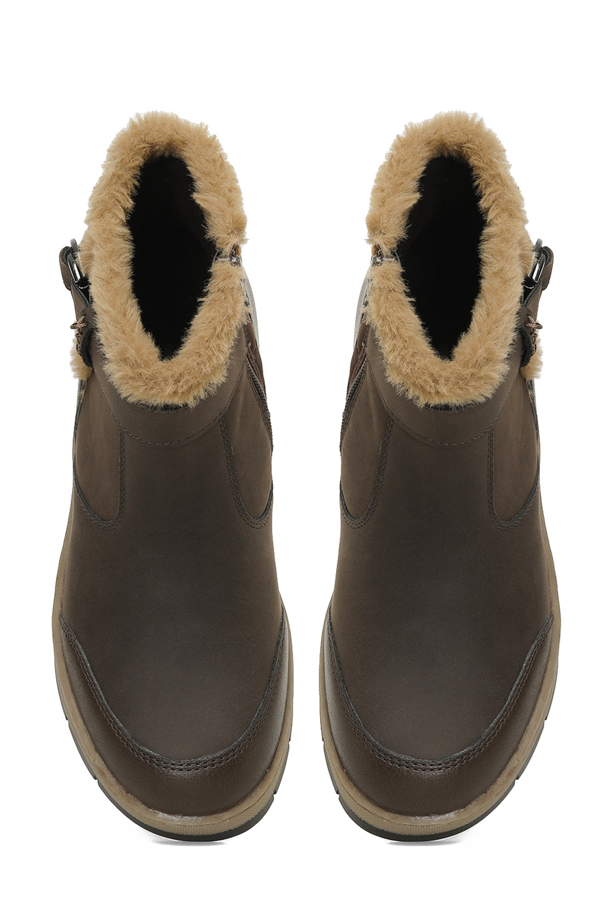 166664.Z4PR Kahverengi Kadın Bot - Görsel 5