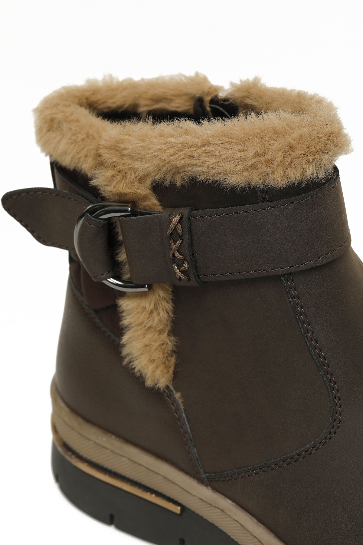 166664.Z4PR Kahverengi Kadın Bot - Görsel 8