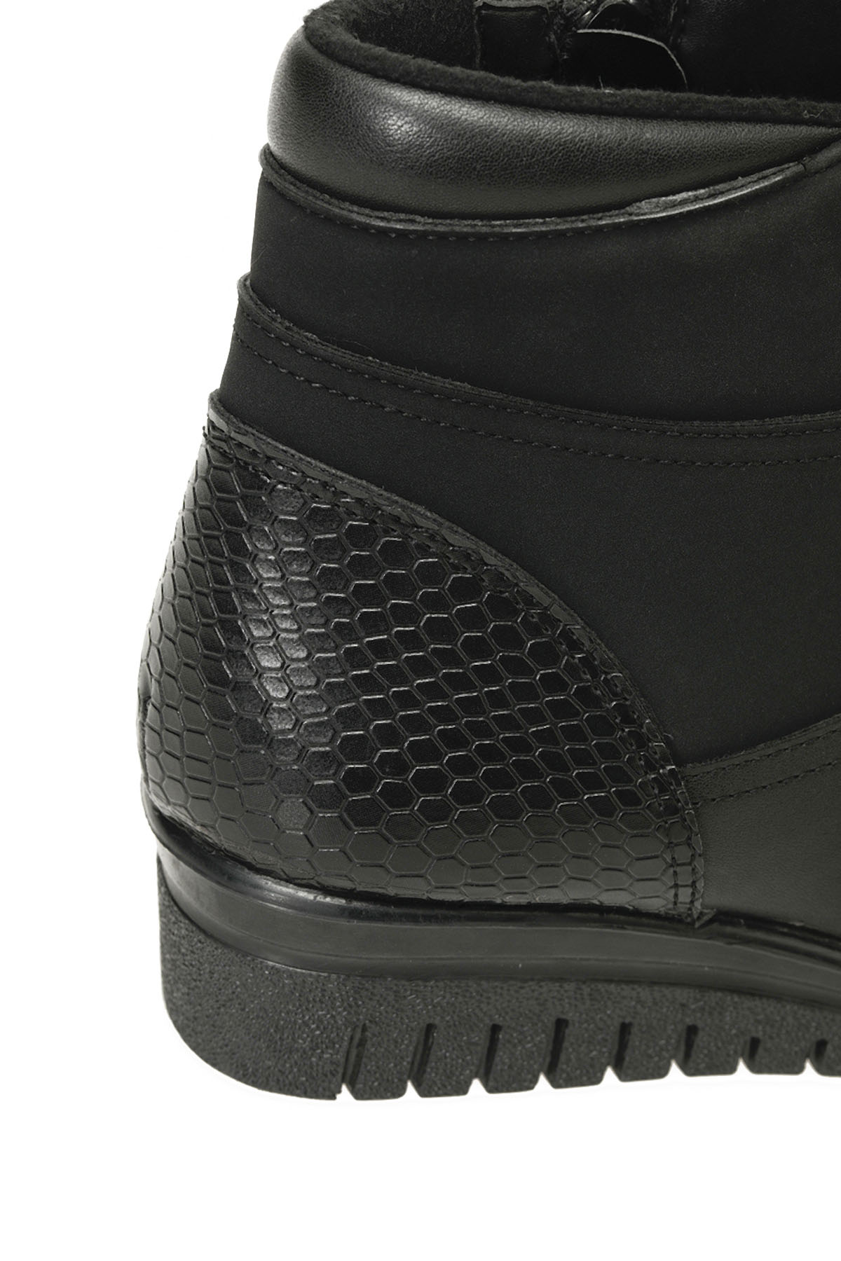 Polaris 166675.SZ4PR Siyah Kadın Dolgu Topuk Bot - Görsel 8