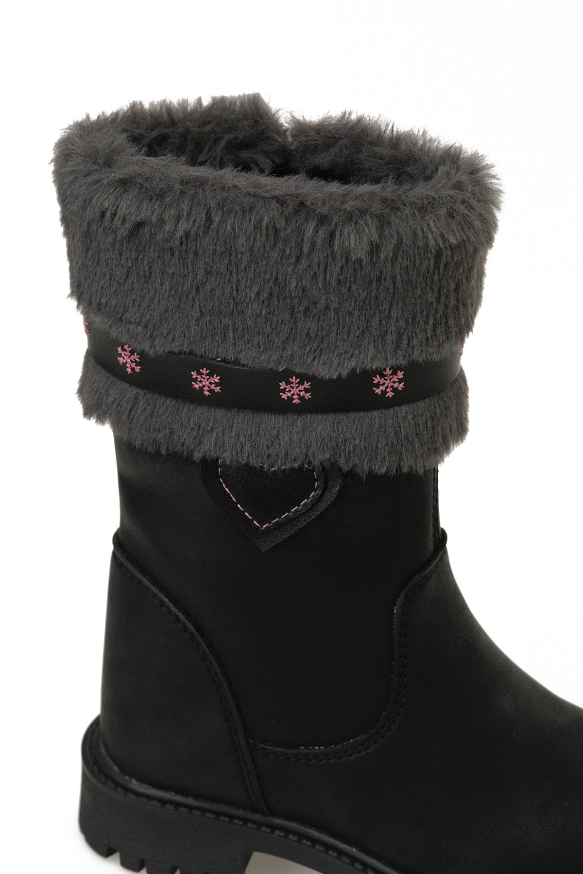 NOES.P4PR Siyah Kız Çocuk Çizme - Görsel 8