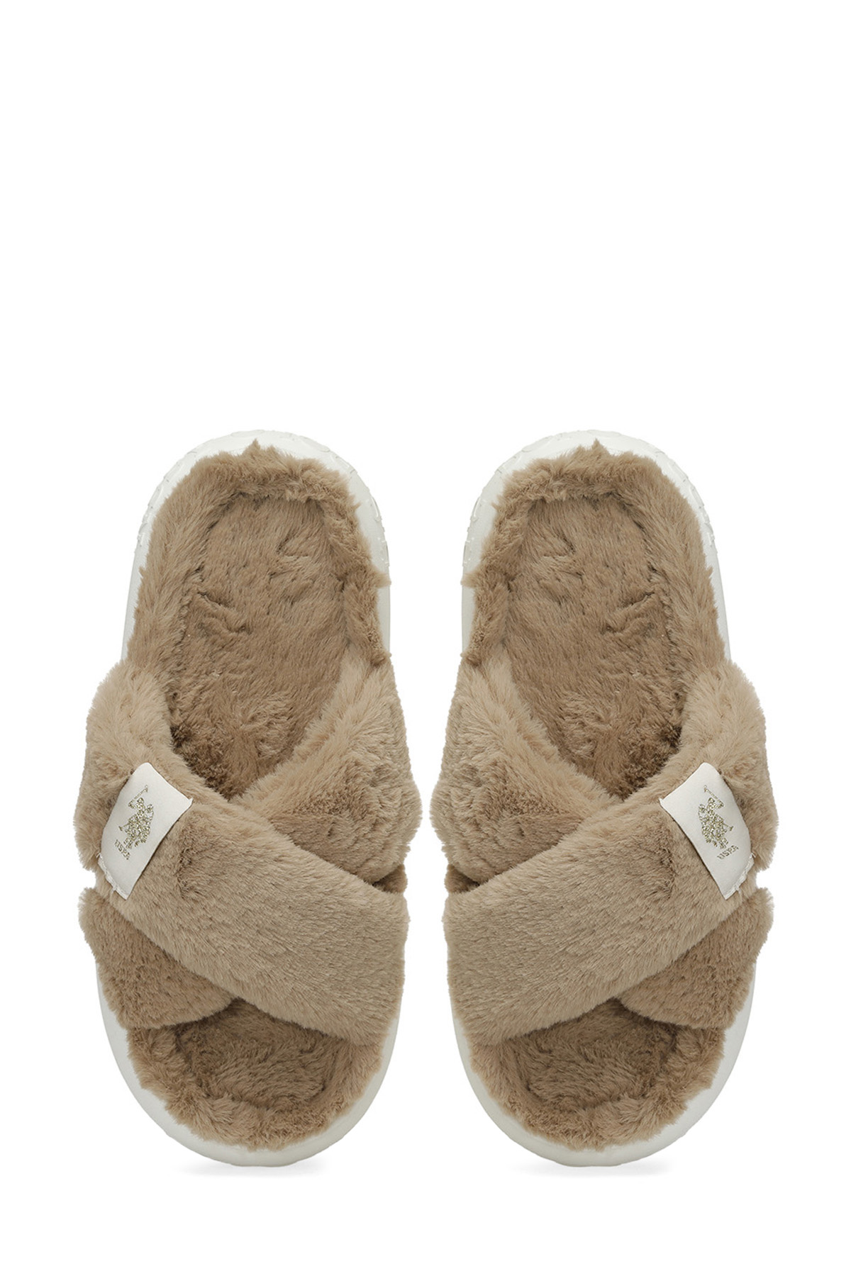 BONNIE 4PR Bej Kadın Ev Terliği - Görsel 5