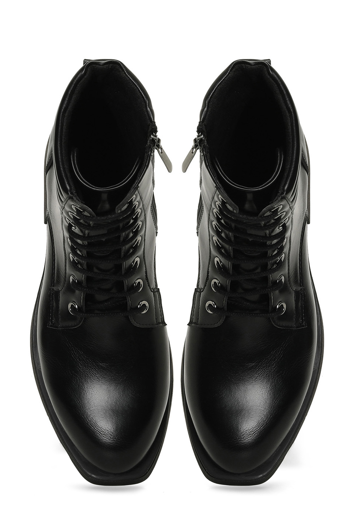 Polaris 324106.Z 4PR Siyah Kadın Düz Bot - Görsel 5