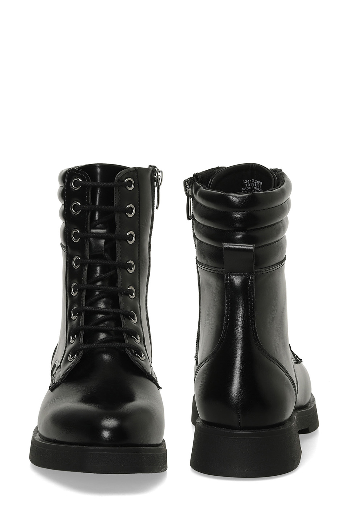 Polaris 324106.Z 4PR Siyah Kadın Düz Bot - Görsel 6