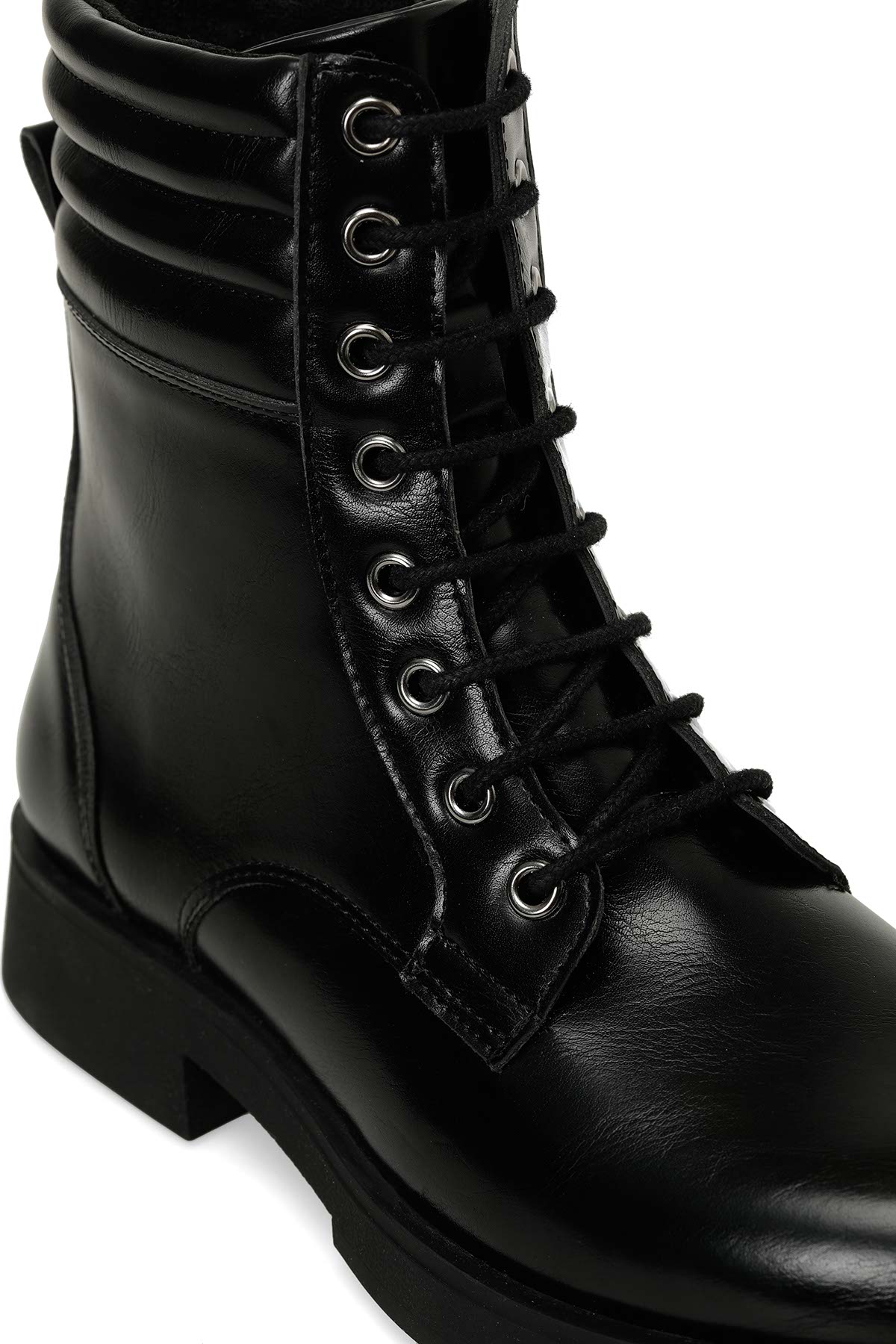 Polaris 324106.Z 4PR Siyah Kadın Düz Bot - Görsel 8