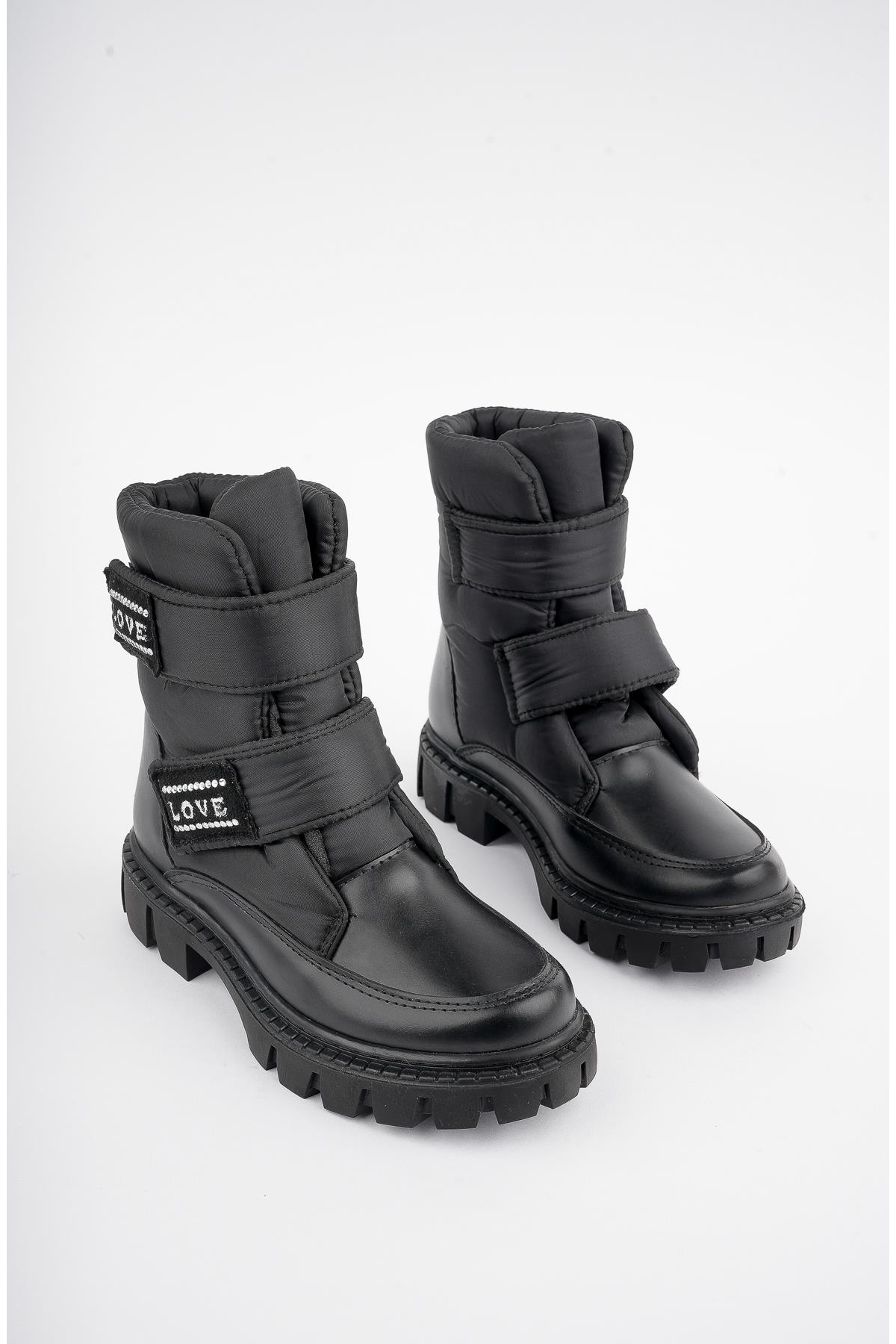 SMARTY Garantili İçi Polar Termo Kaymaz Taban Cırtlı Çocuk Bot - Görsel 4