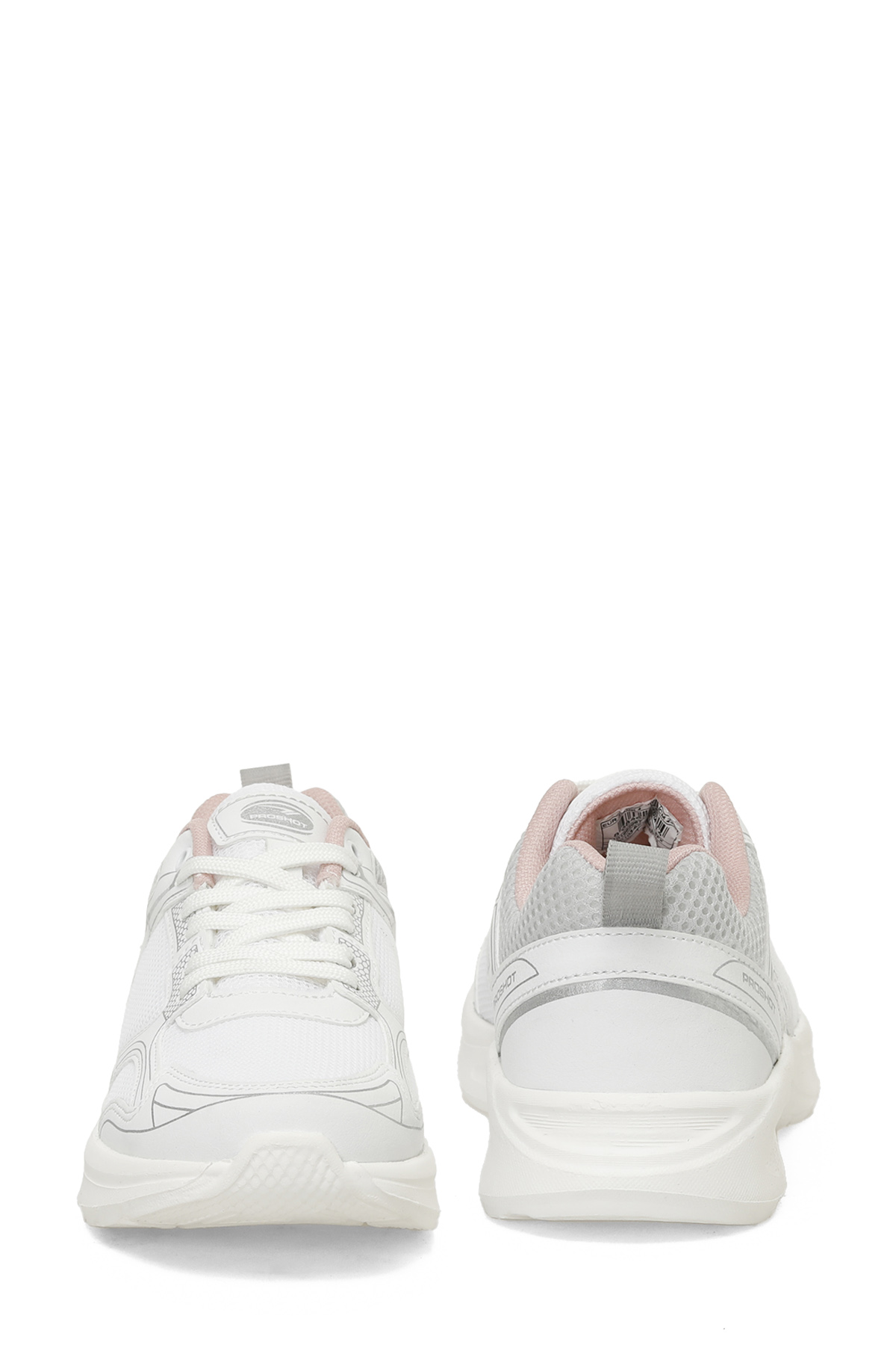 LYDIA W 5FX Beyaz Kadın Koşu Ayakkabısı - Görsel 6