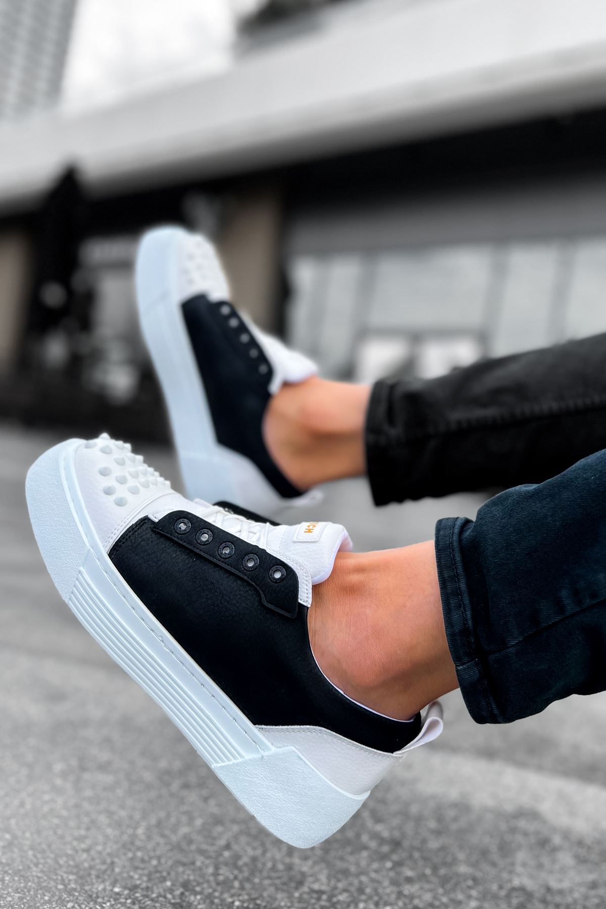 CH169 CBT Thorn Erkek Ayakkabı BEYAZ/SIYAH - Görsel 6