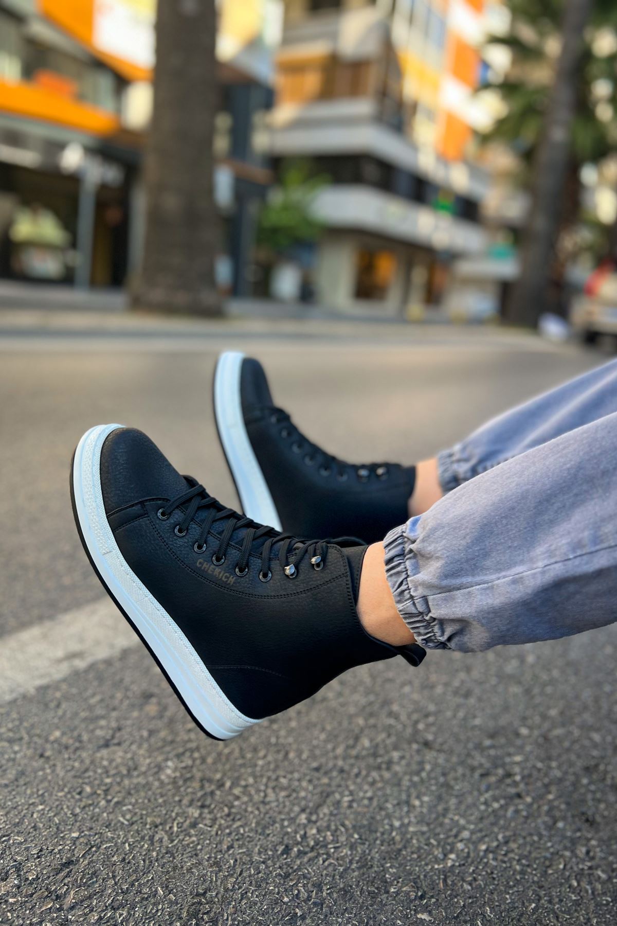 CH055 CBT Between Erkek Bot SIYAH - Görsel 3