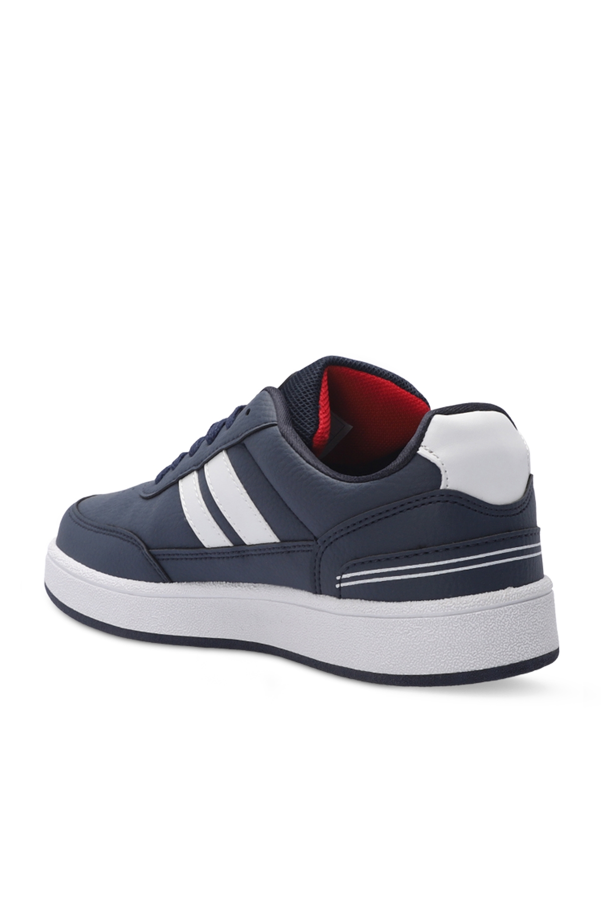 MONET IN Kadın Sneaker Ayakkabı Beyaz / Lacivert / Kırmızı - Görsel 4