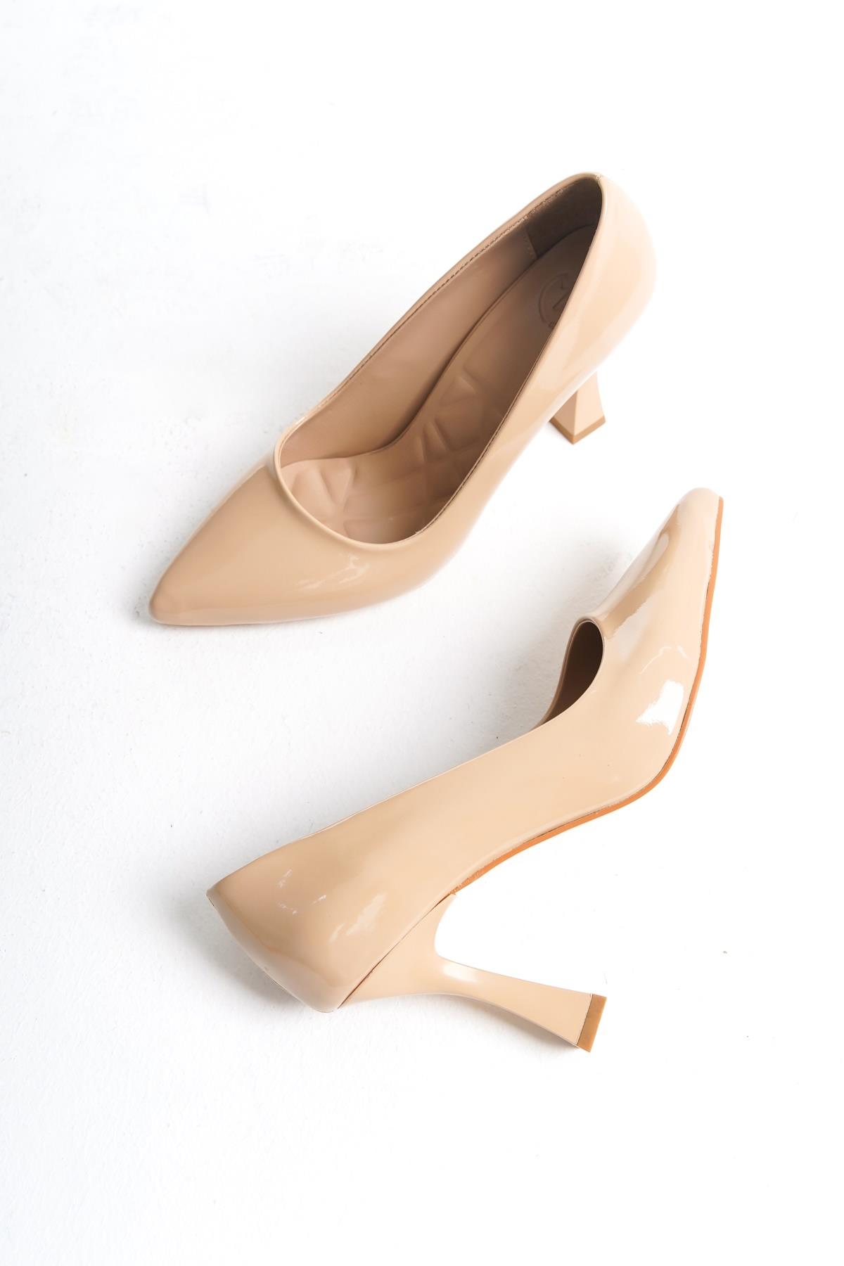 Kanger Ten Rugan Stiletto Kadeh Topuklu Abiye Ayakkabı - Görsel 3