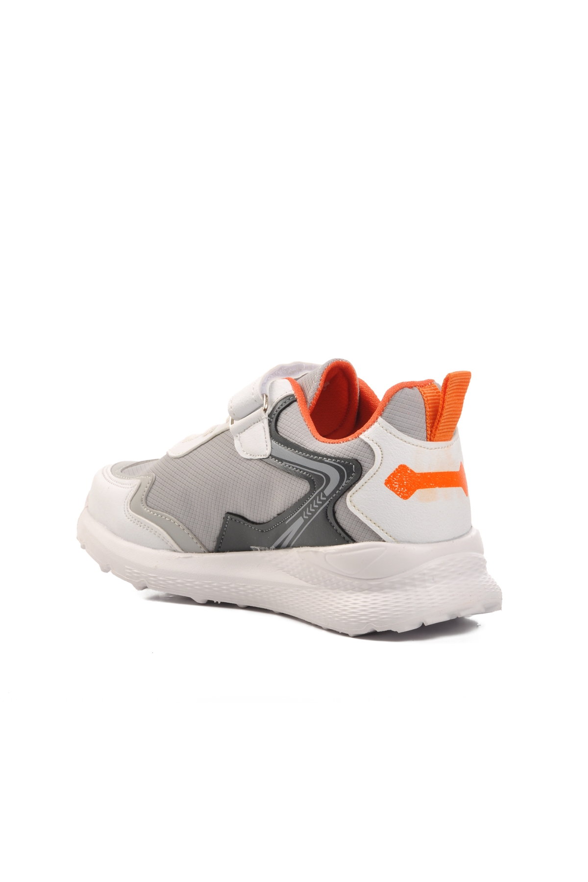 Kaoru-F Gri-Turuncu Unisex Çocuk Spor Ayakkabı - Görsel 5