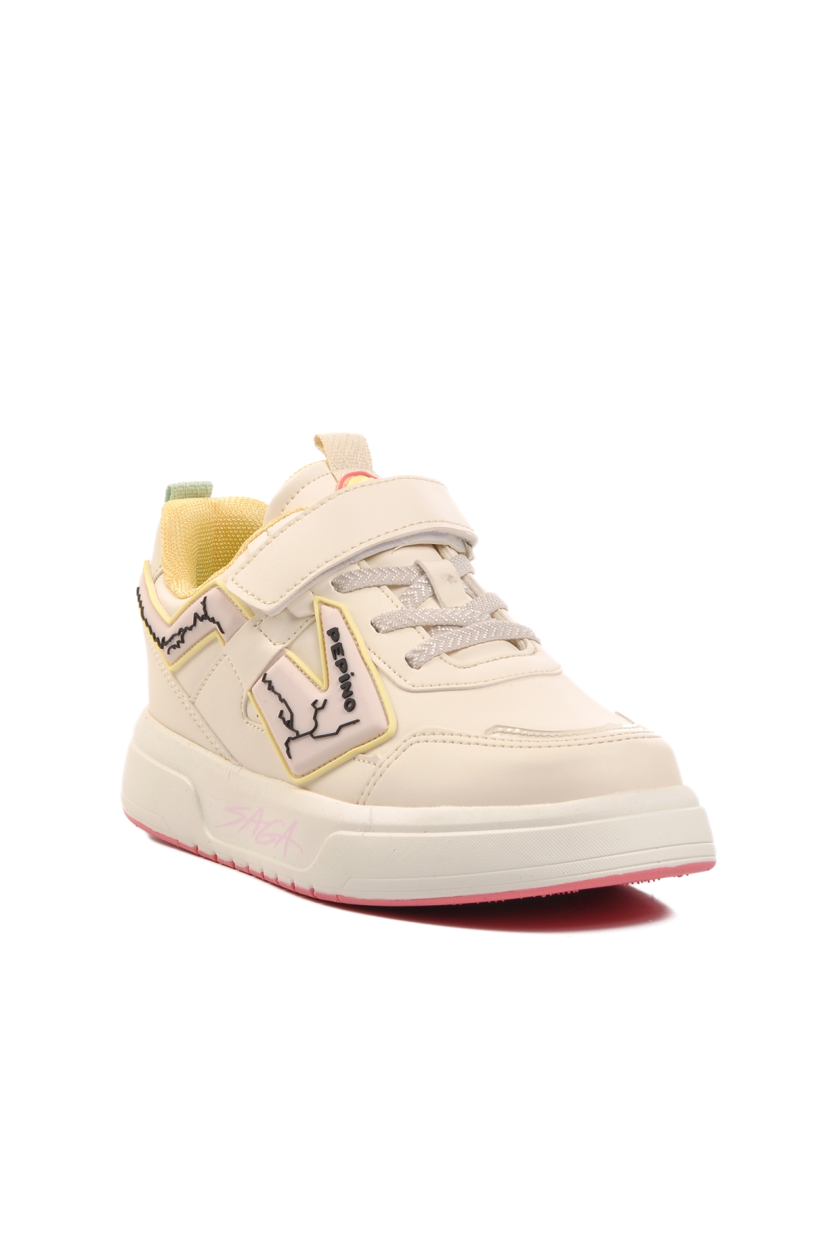 1831-F Krem-Pudra Çocuk Spor Ayakkabı - Görsel 4