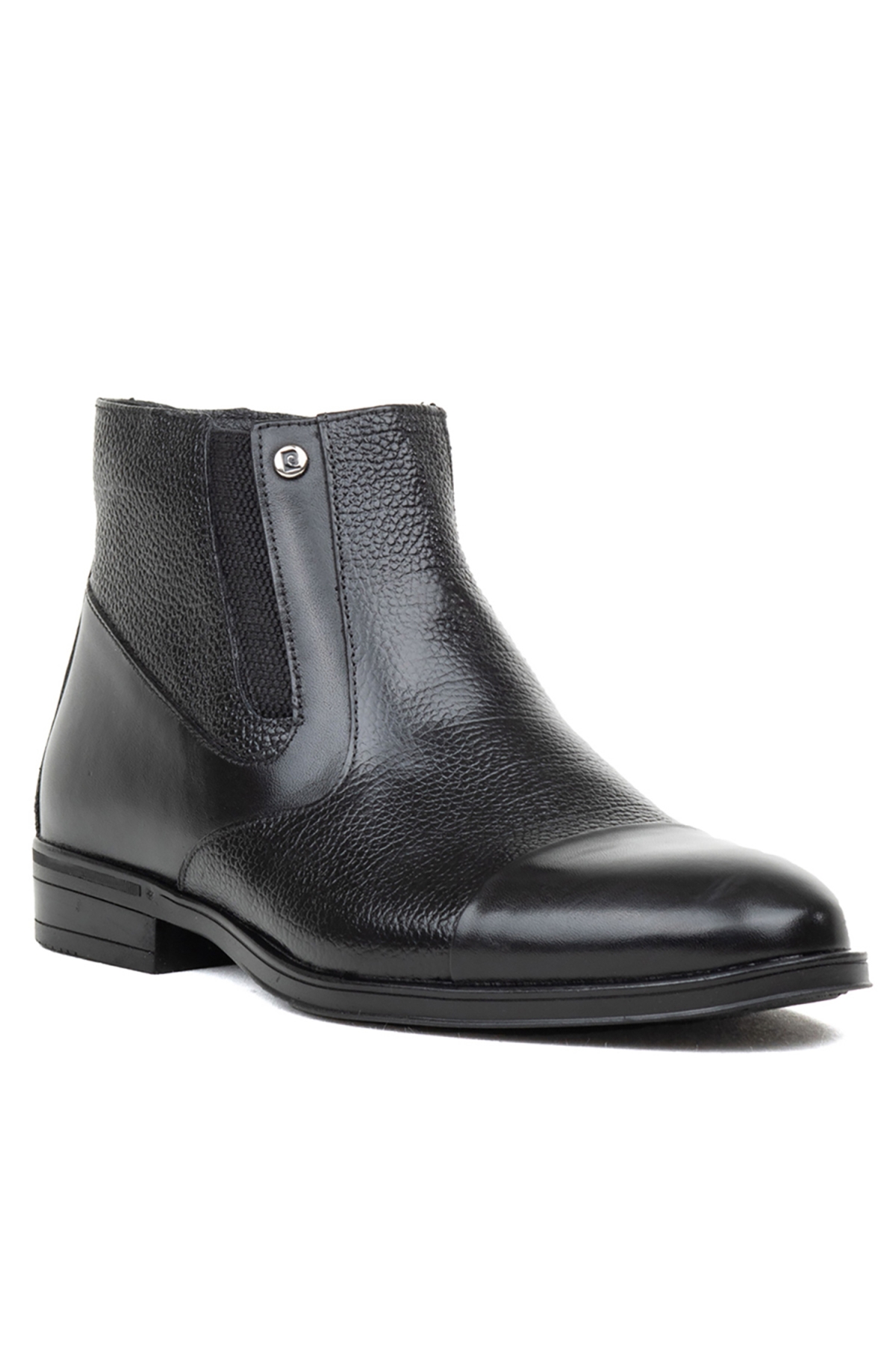 4K 11925251 Klasik Fermuarlı Kışlık Erkek Bot Siyah - Görsel 3